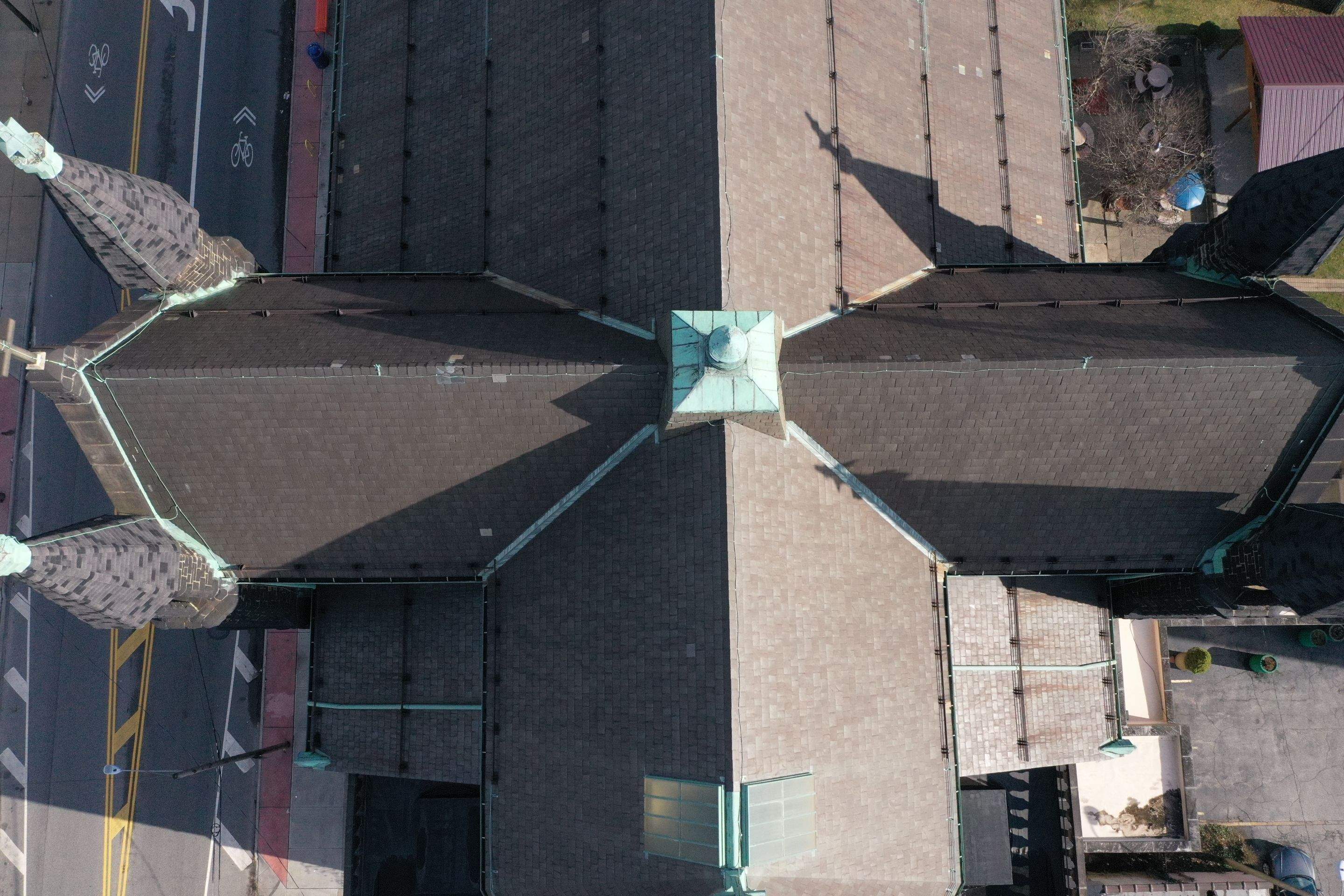 Drone Inspection by Absolute Roofing and Construction