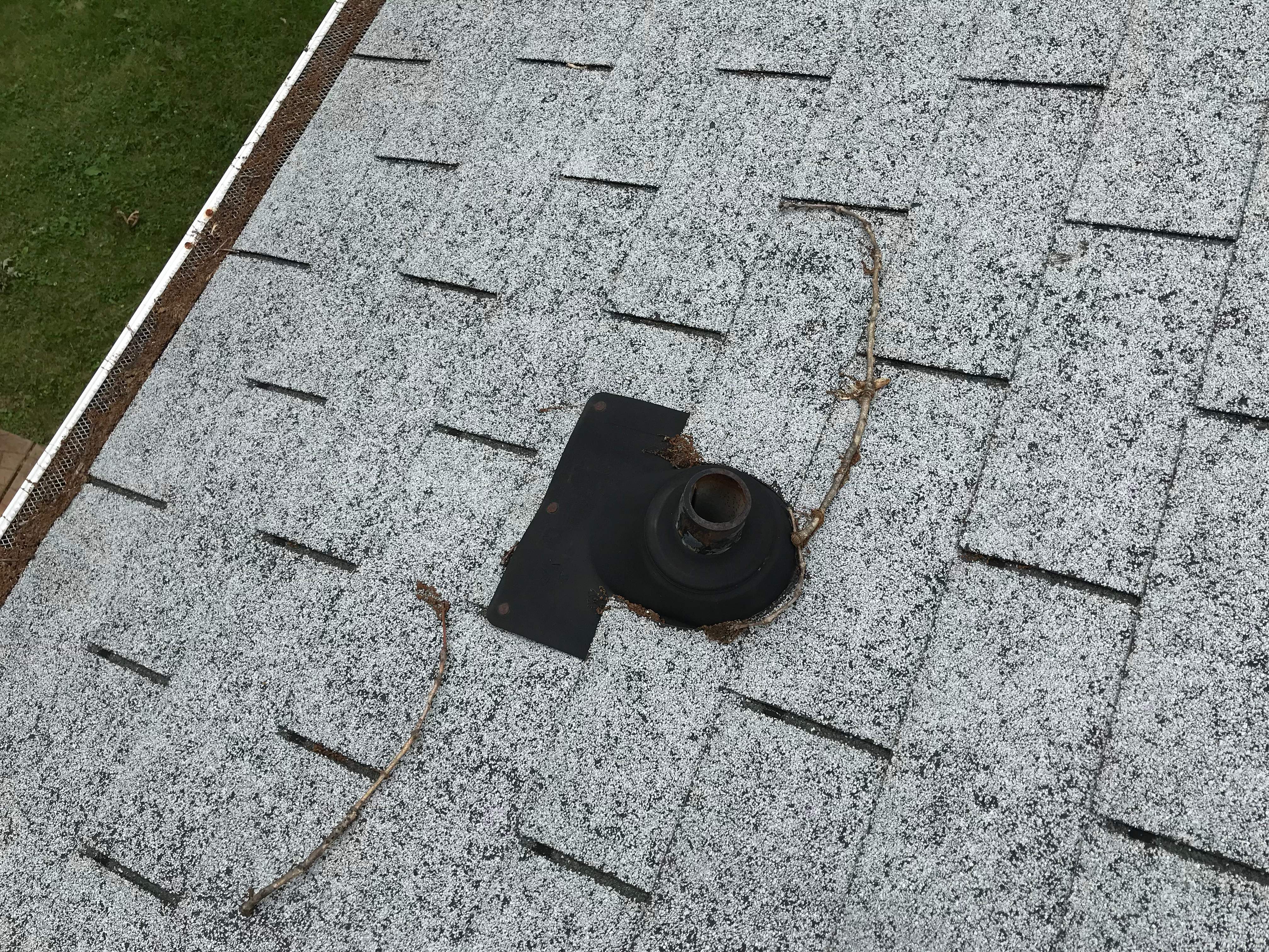 Residential Roofing Installation using Charcoal Black by Alpha Design Services