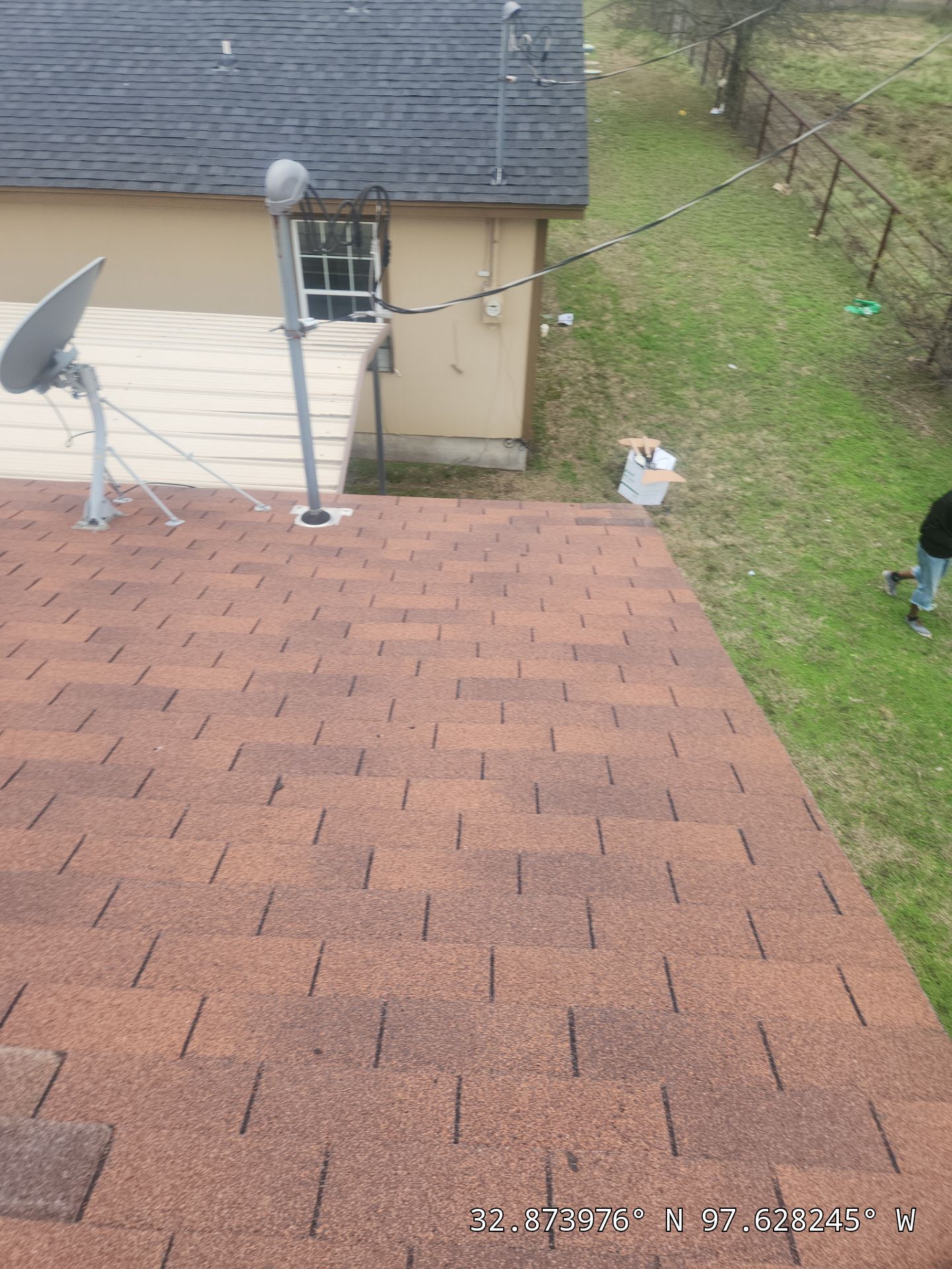 Project in Weatherford by Lonestar Roofing and Restoration LLC.