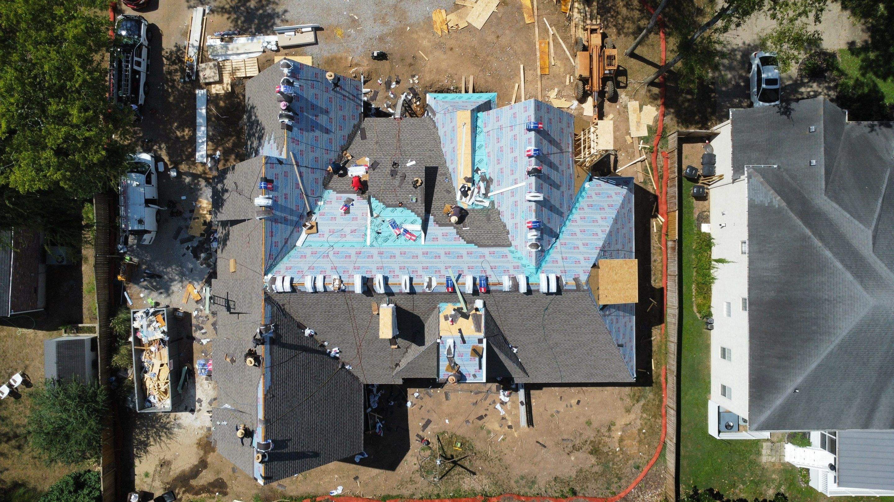New Construction Install In Progress by Undersun Roofing 