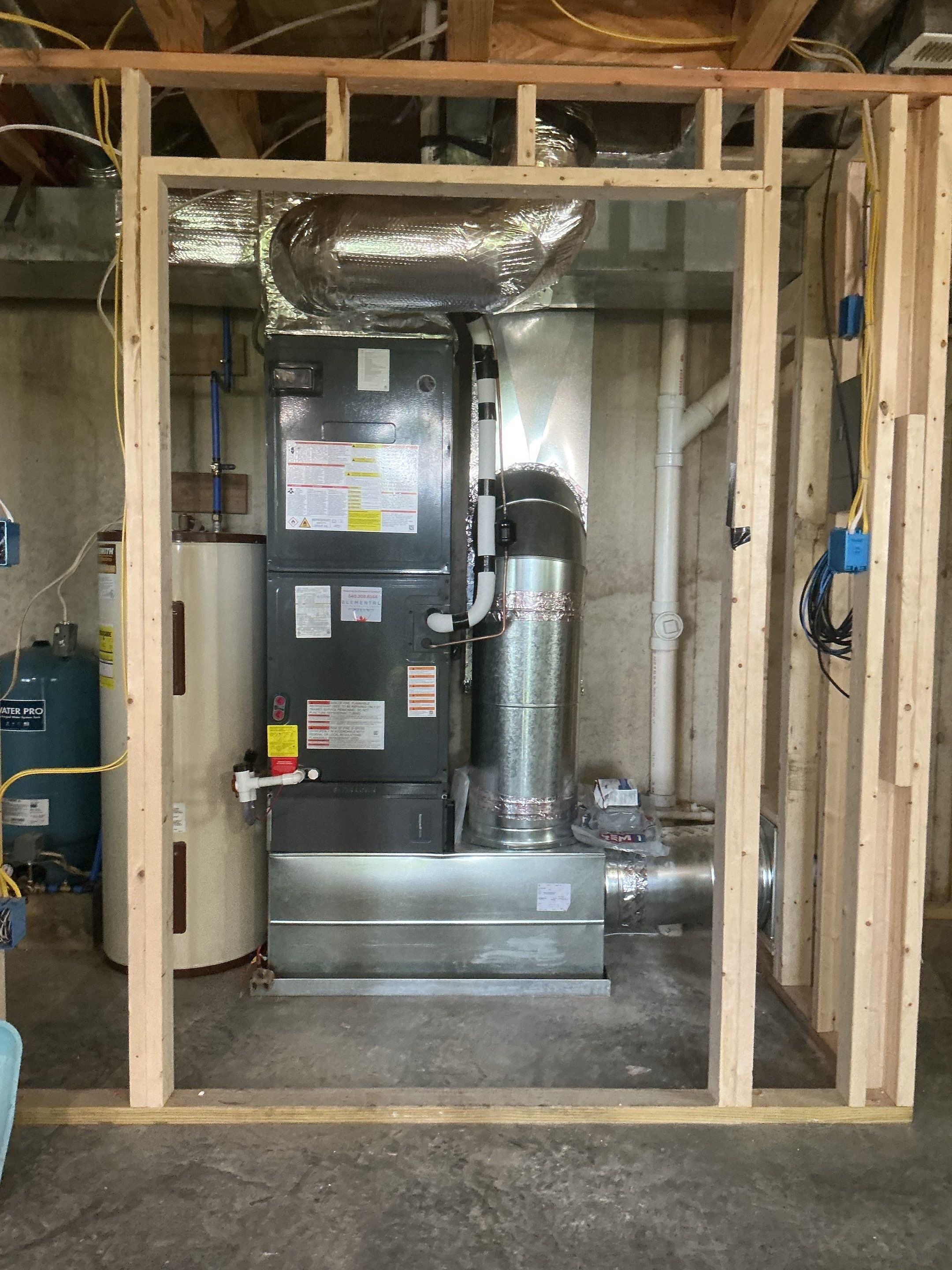 New install near Wolf Gap by Elemental Heating and air conditioning LLC