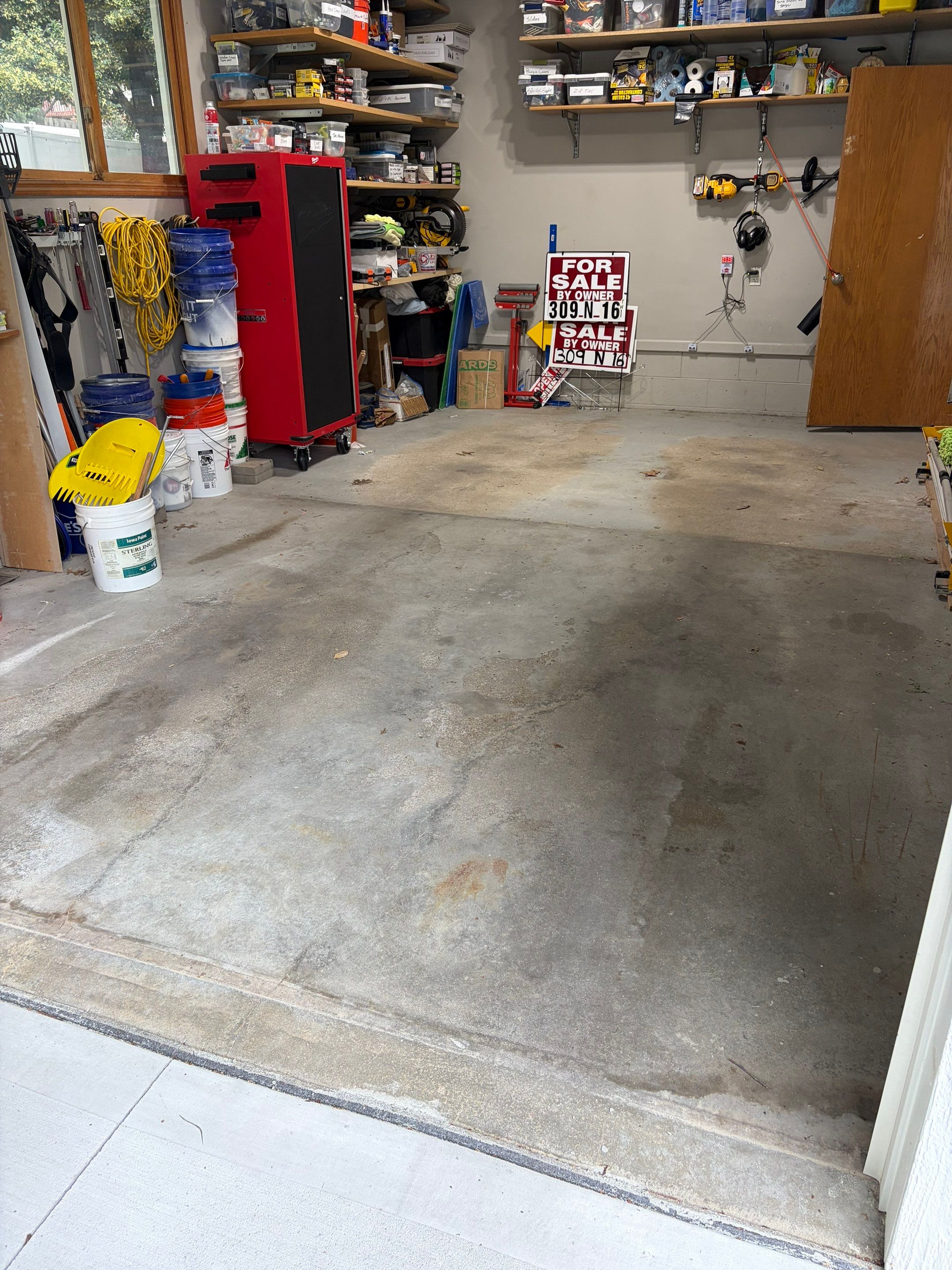 Multi-Phase Epoxy Floor Coating for Omaha Residential Garage by Granite Garage Floors
