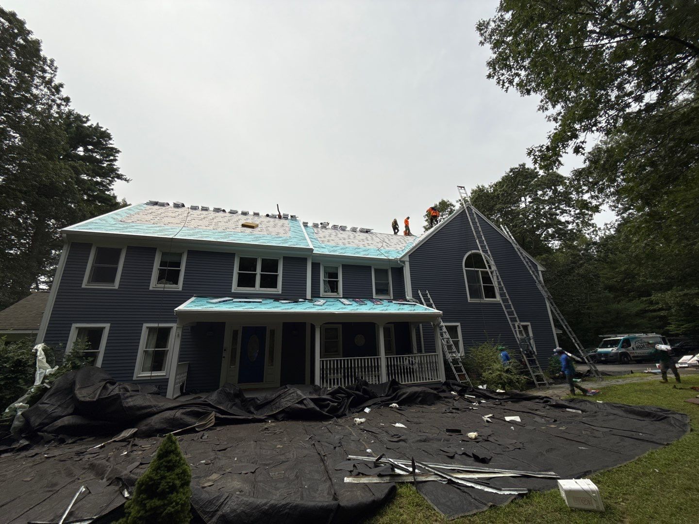 Solar-Ready Roof Replacement with GAF Pewter Gray Shingles & VELUX Skylights by Sensible Home Solutions