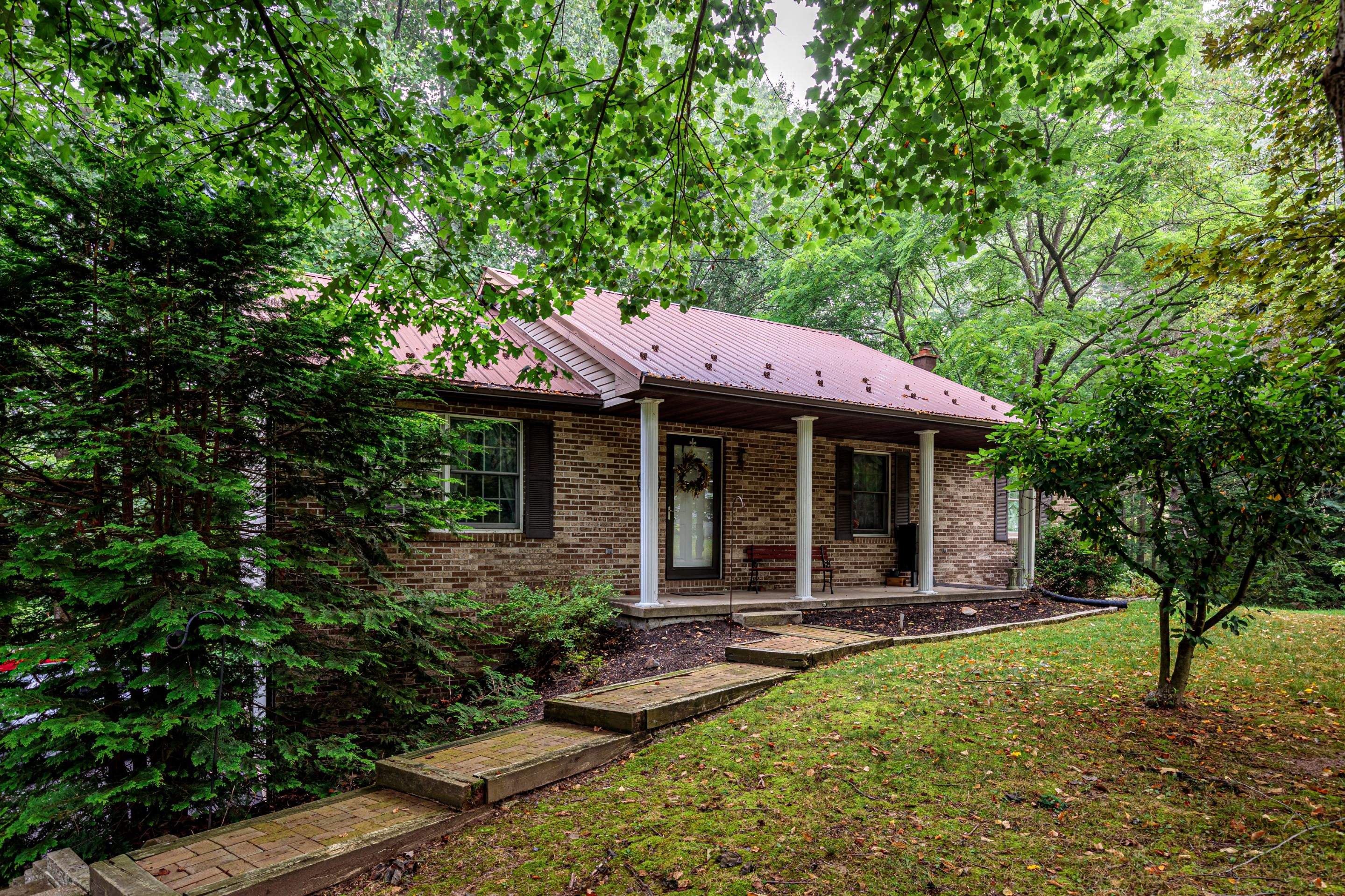 Metal Roof-brown by Esh Builders