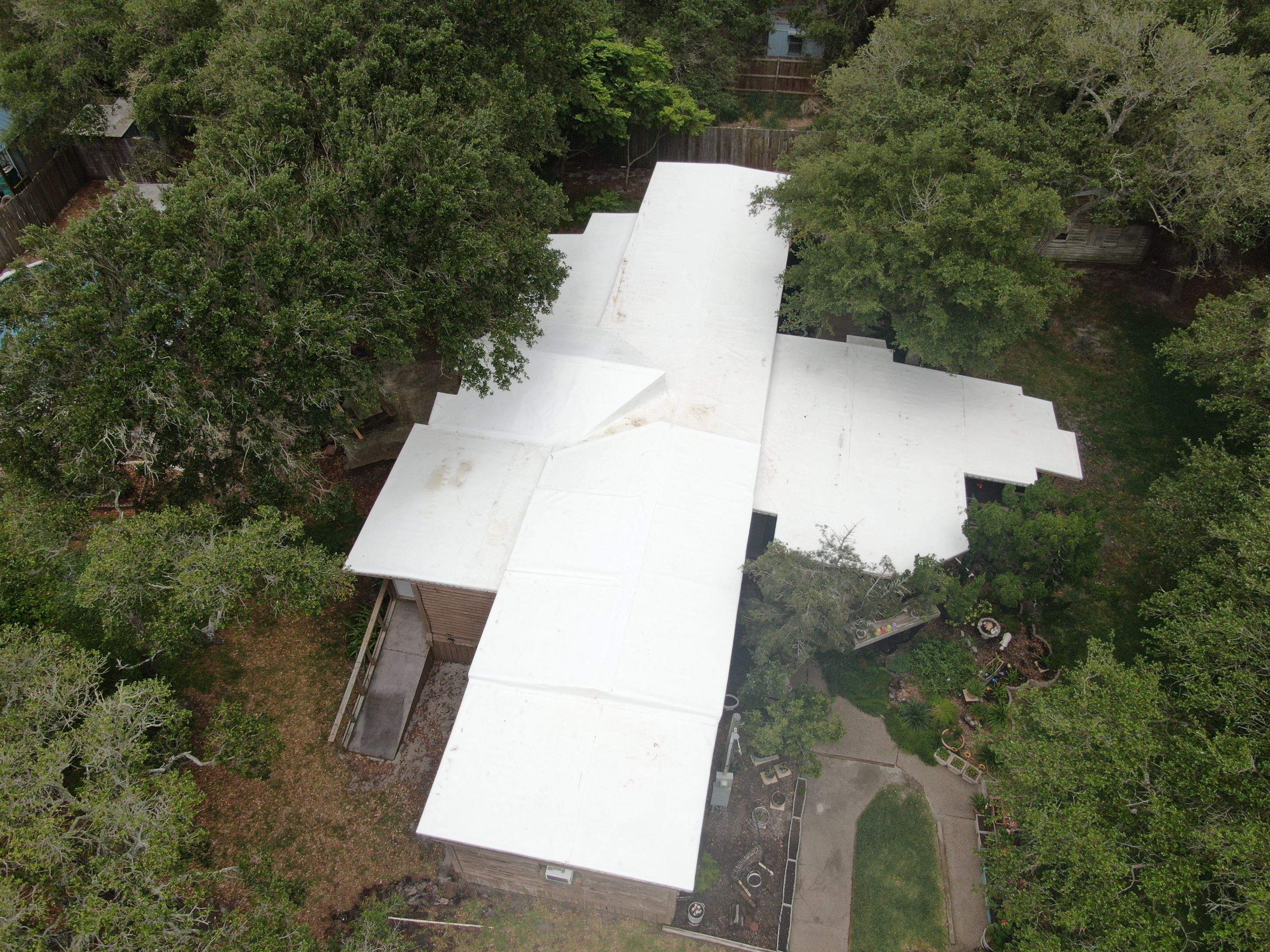 Cartoon Roof turned TPO Elegant by Bayfront Roofing and Construction