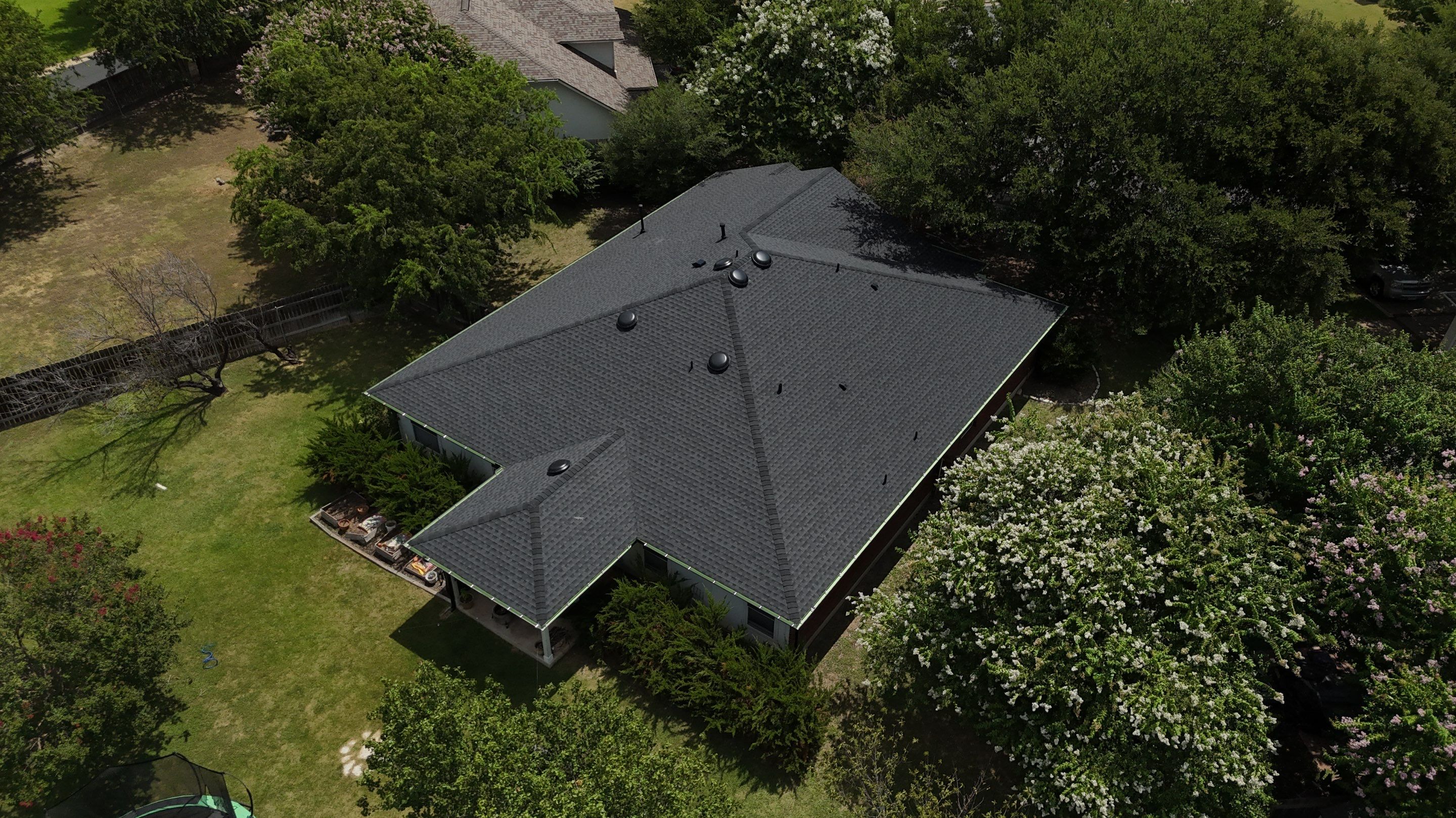 Residential Roof Replacement using GAF - HDZ - Charcoal by Action Exteriors Austin