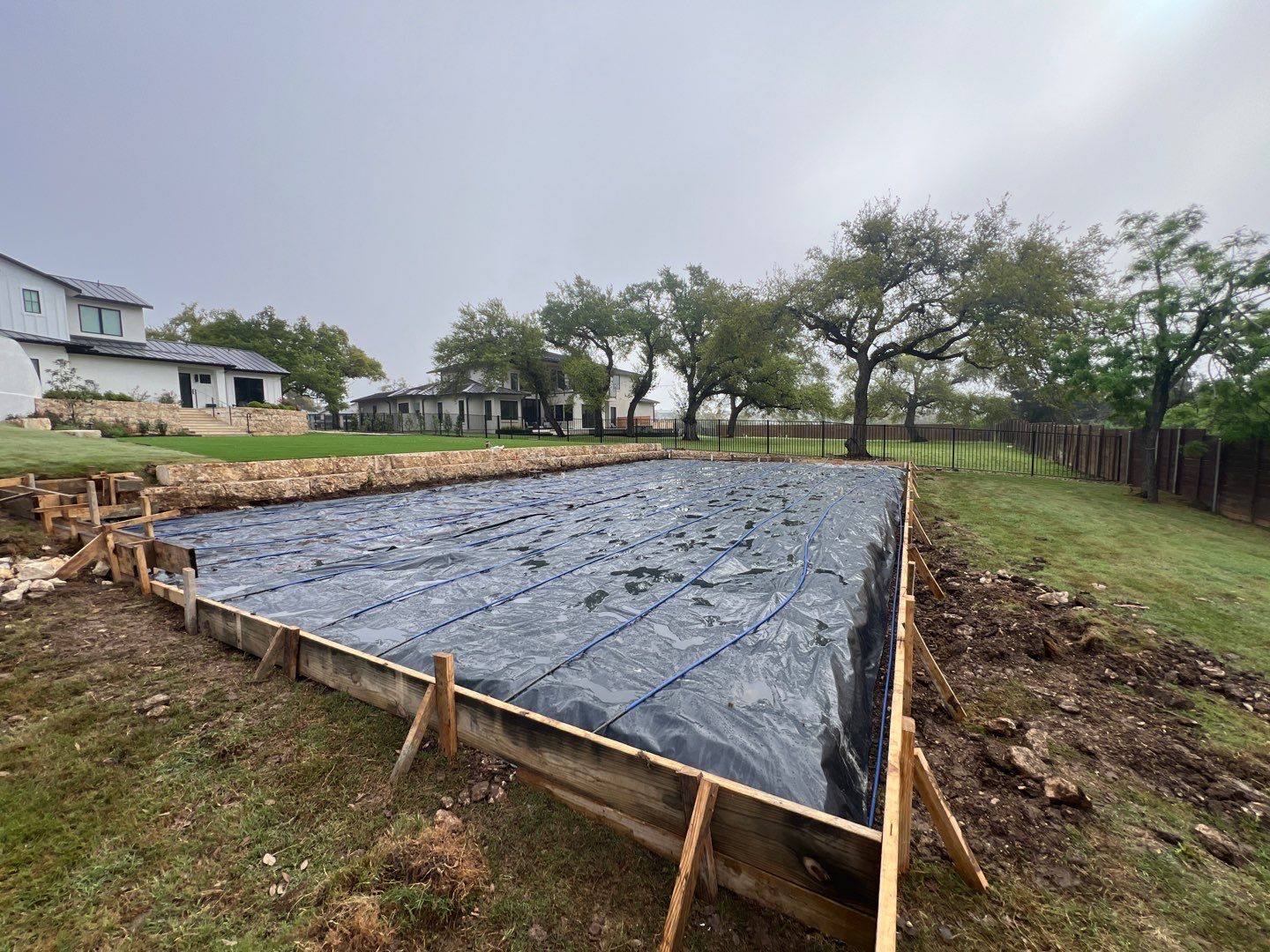Custom Backyard Pickleball Court in Austin by Sport Court Austin