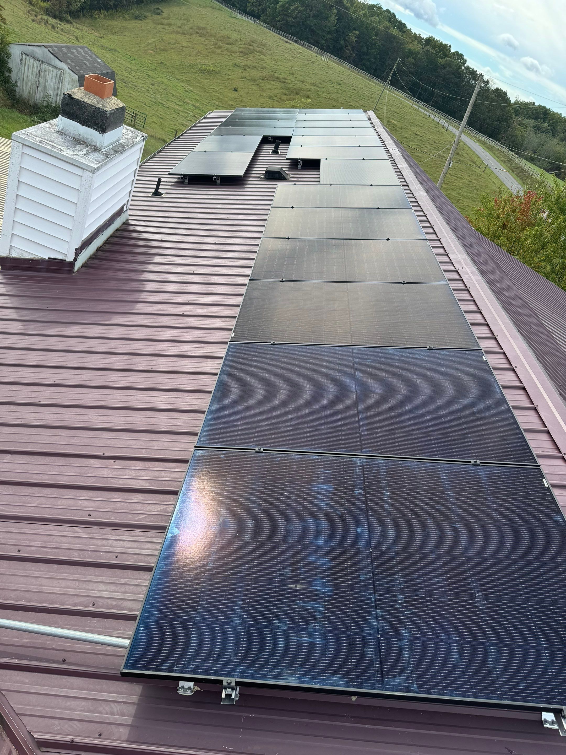 Project in Vinton by Trident Solar