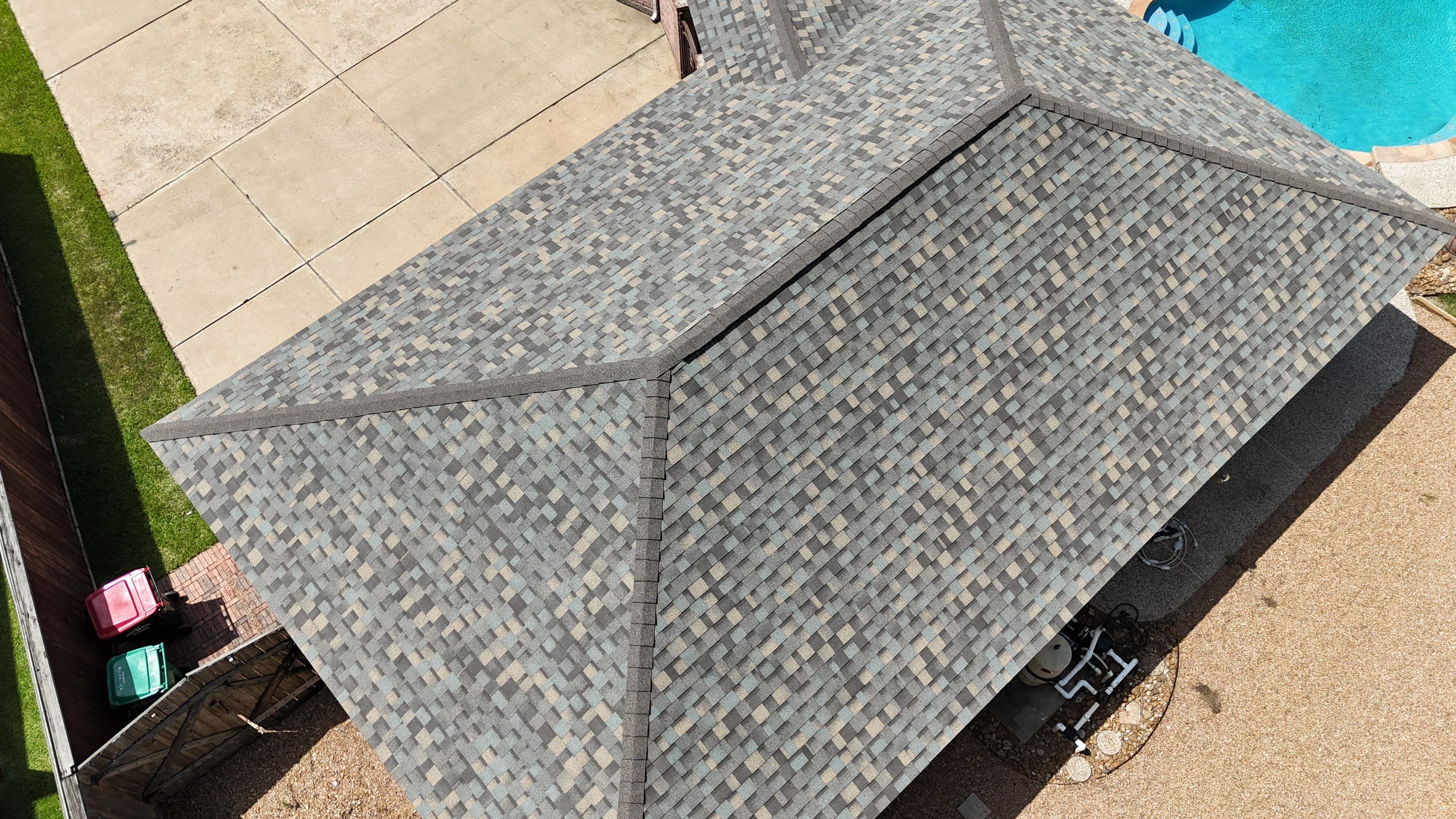 Residential Roofing Installation using IKO Nordic in Cypress by Core Four Roofing