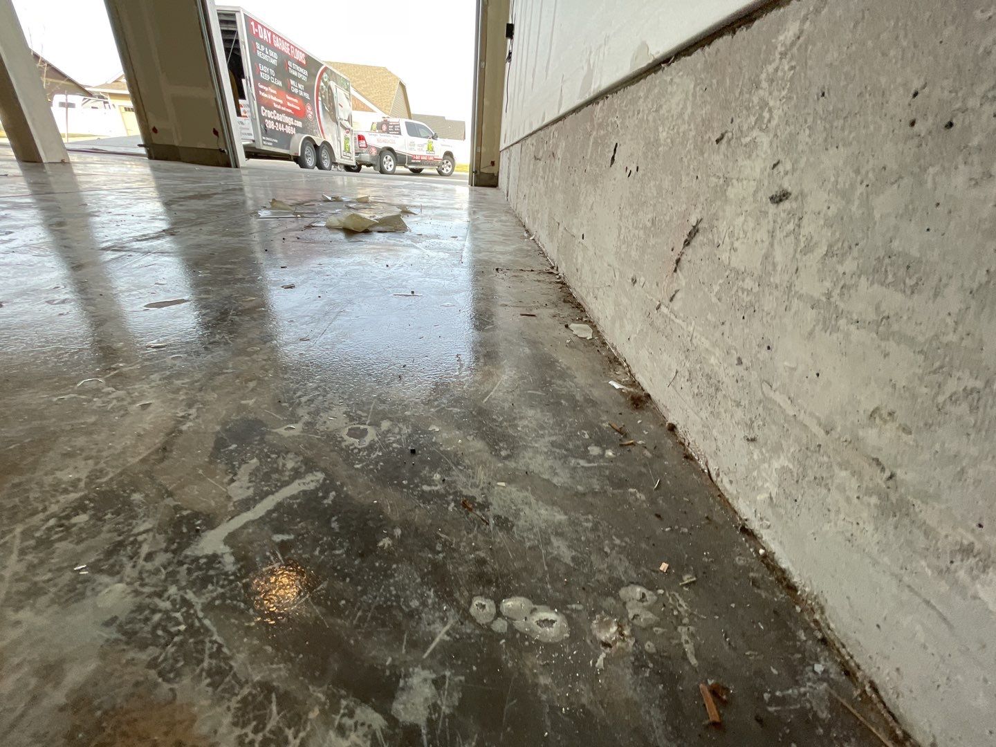 Garage Transformation using Domino by Croc Coatings, LLC