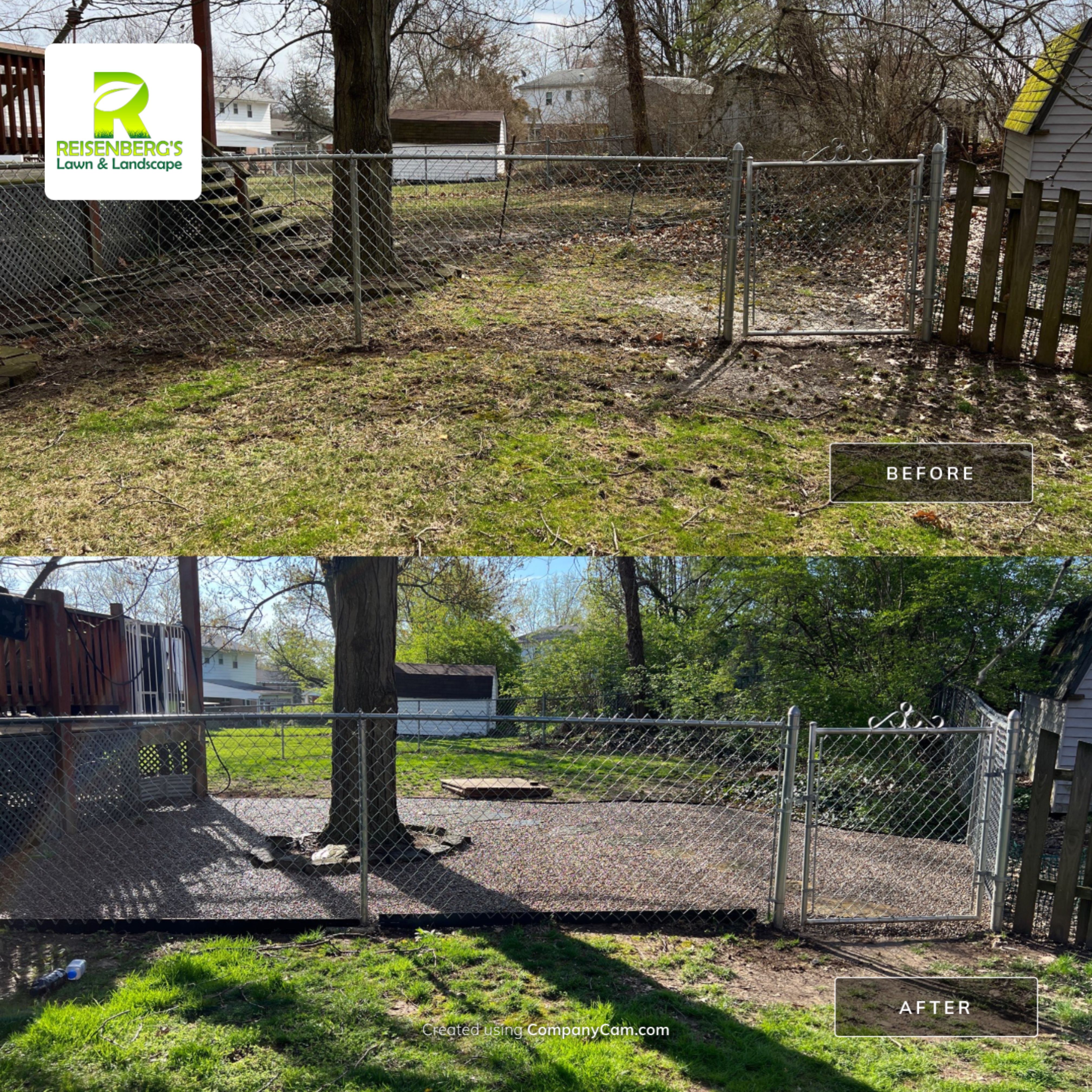 Pet Area & Stepper Path Installation  by Reisenberg’s Lawn & Landscape, LLC