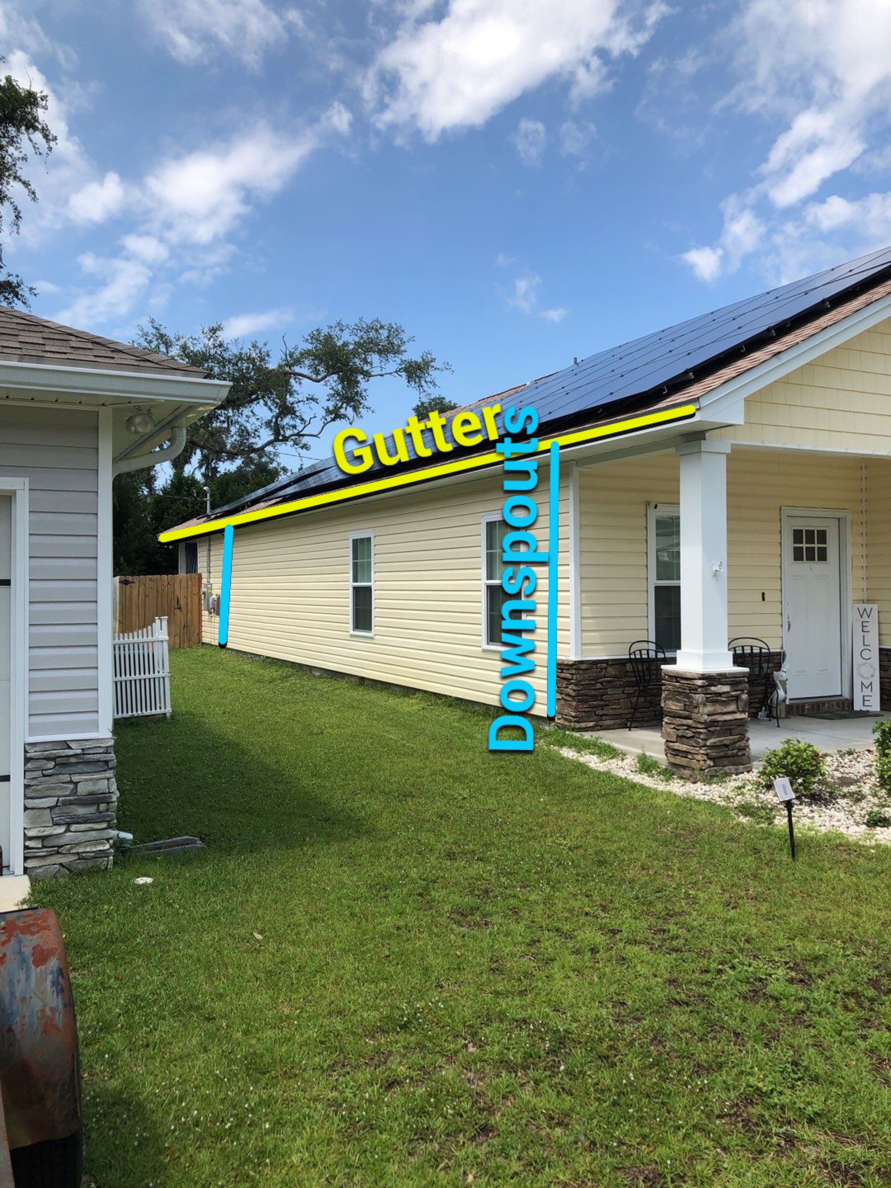 Gutter Installation using K-Style Gutters by Gutter Professors