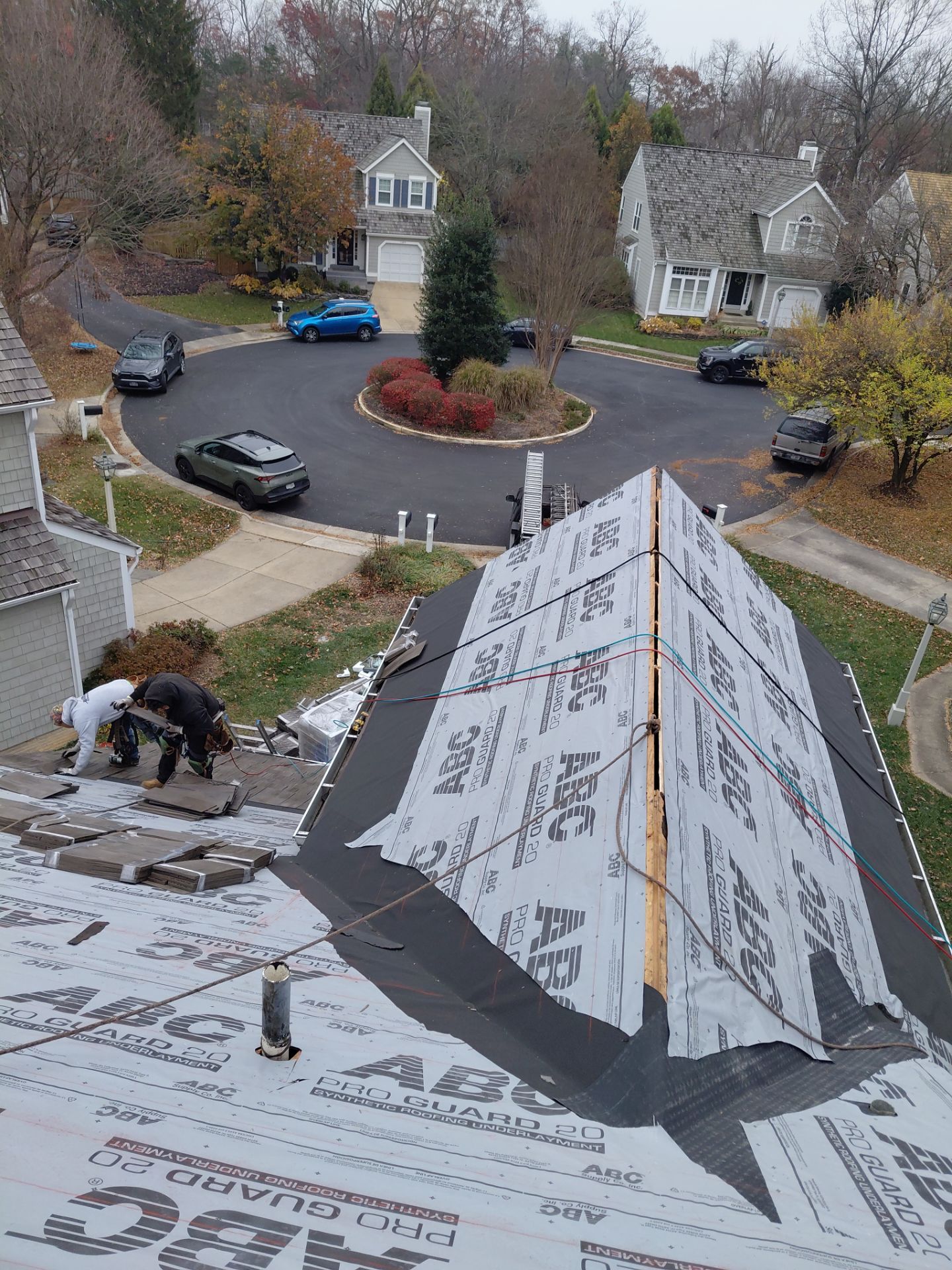 Reston :  Residential Roof Replacement with Brava Synthetic Cedar Shake Class C Natural  by RM Banning, Inc.