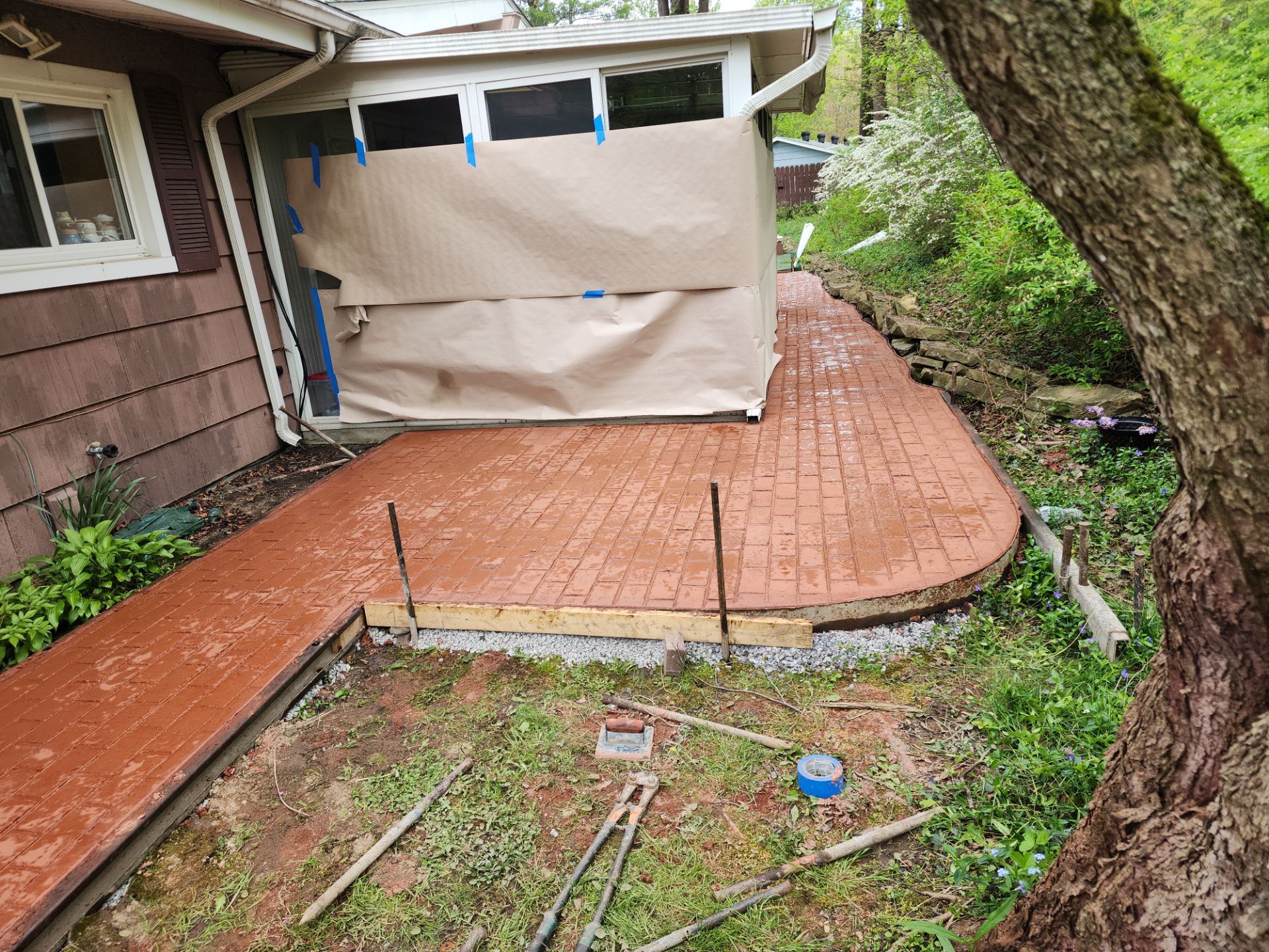 Stamped Concrete by Ivy Lea Construction