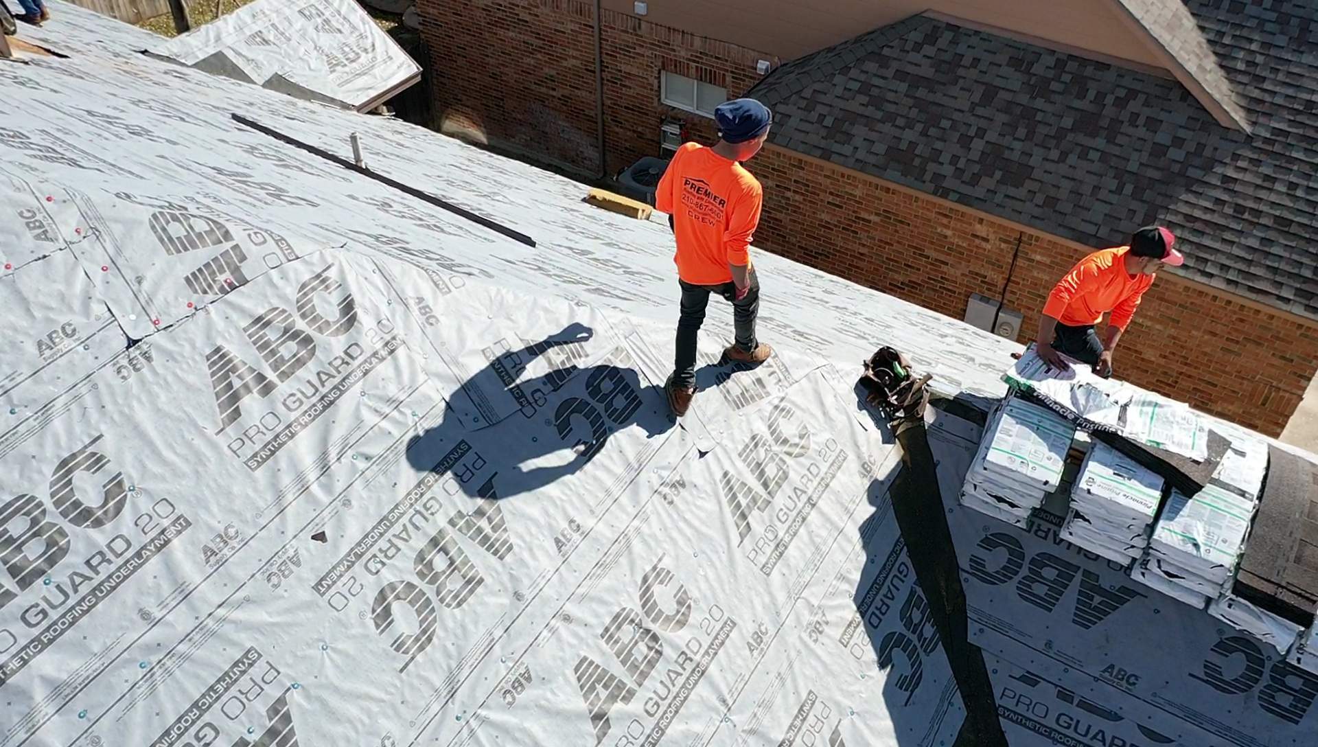 Residential Roof Replacement using Pinnacle Pristine 30 Year Laminate Shingles by Premier Roofing and Contracting