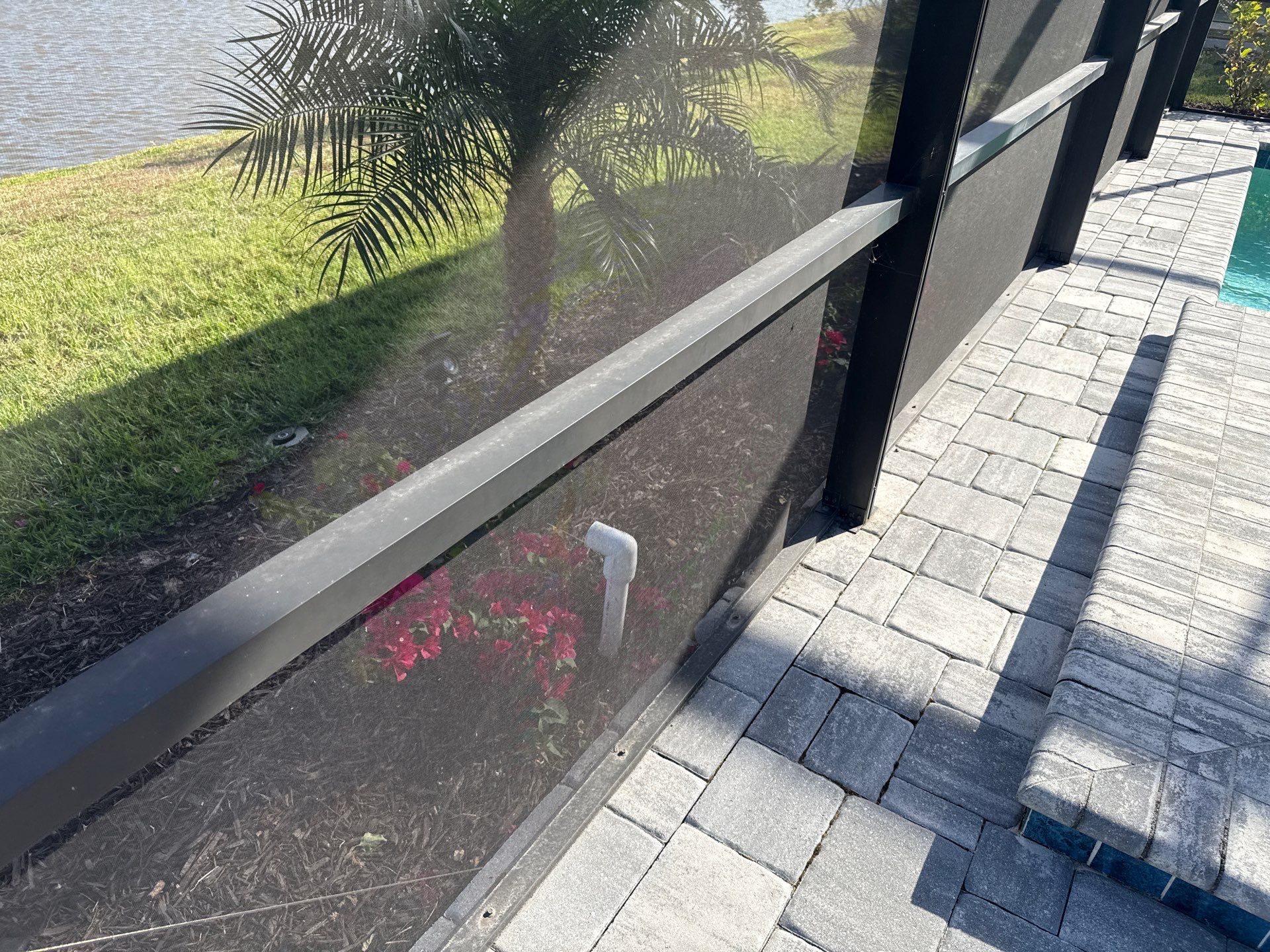 Pool Cage Screen Enclosure Cleaning in Canoe Creek – Parrish, FL by Sunshine AquaWash