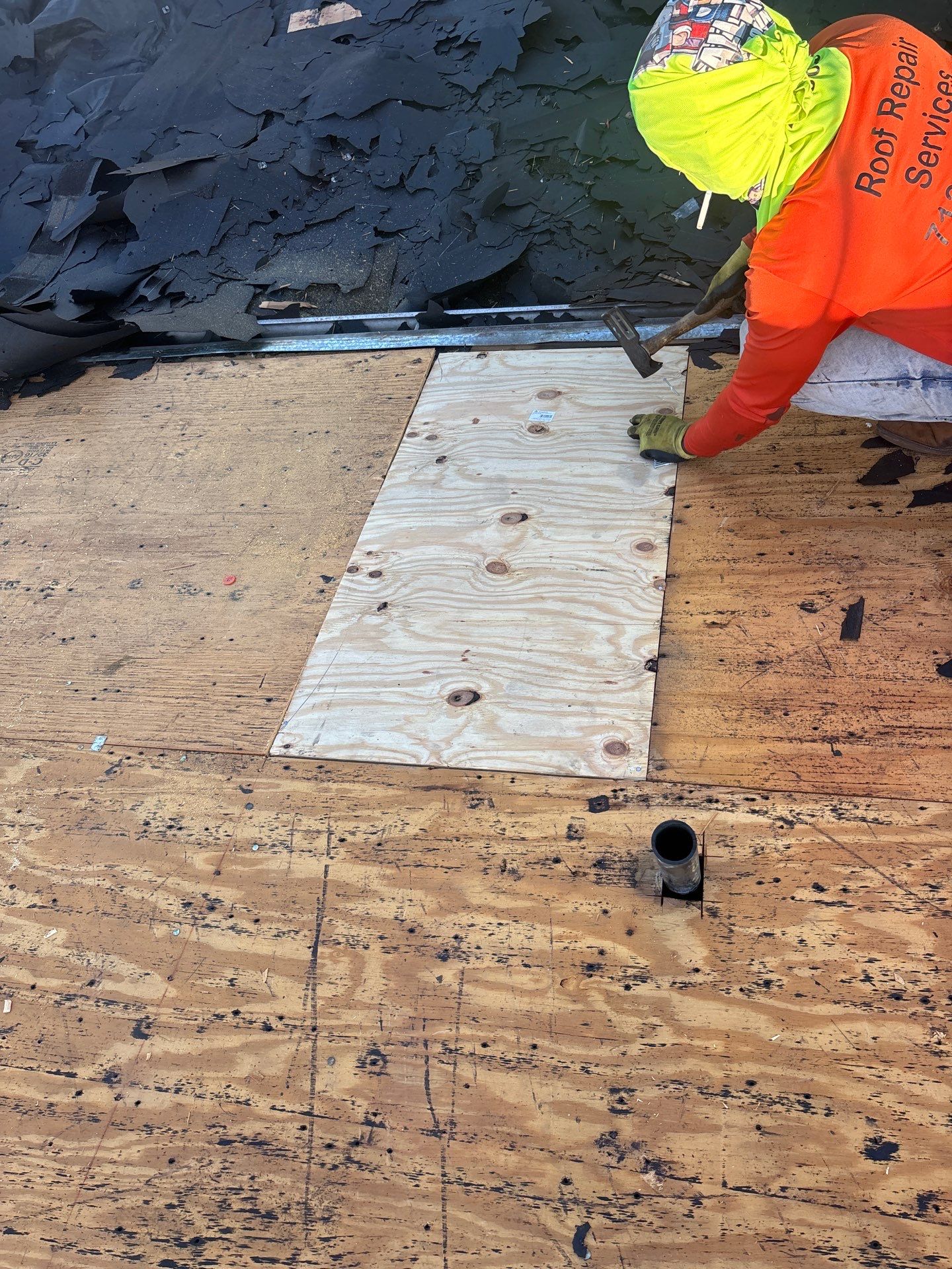 Residential Roofing Installation using Owen's Corning Duration (Lifetime) Shingles by Roof Repair Company