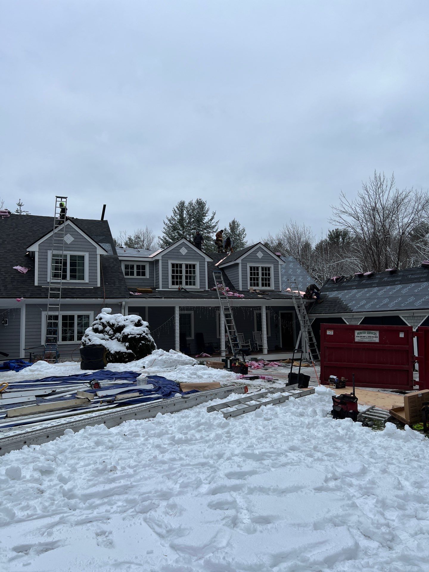 Carlisle Roofing Installation using Owens Corning Shingles and Copper by Mighty Dog Roofing of Greater Middlesex County