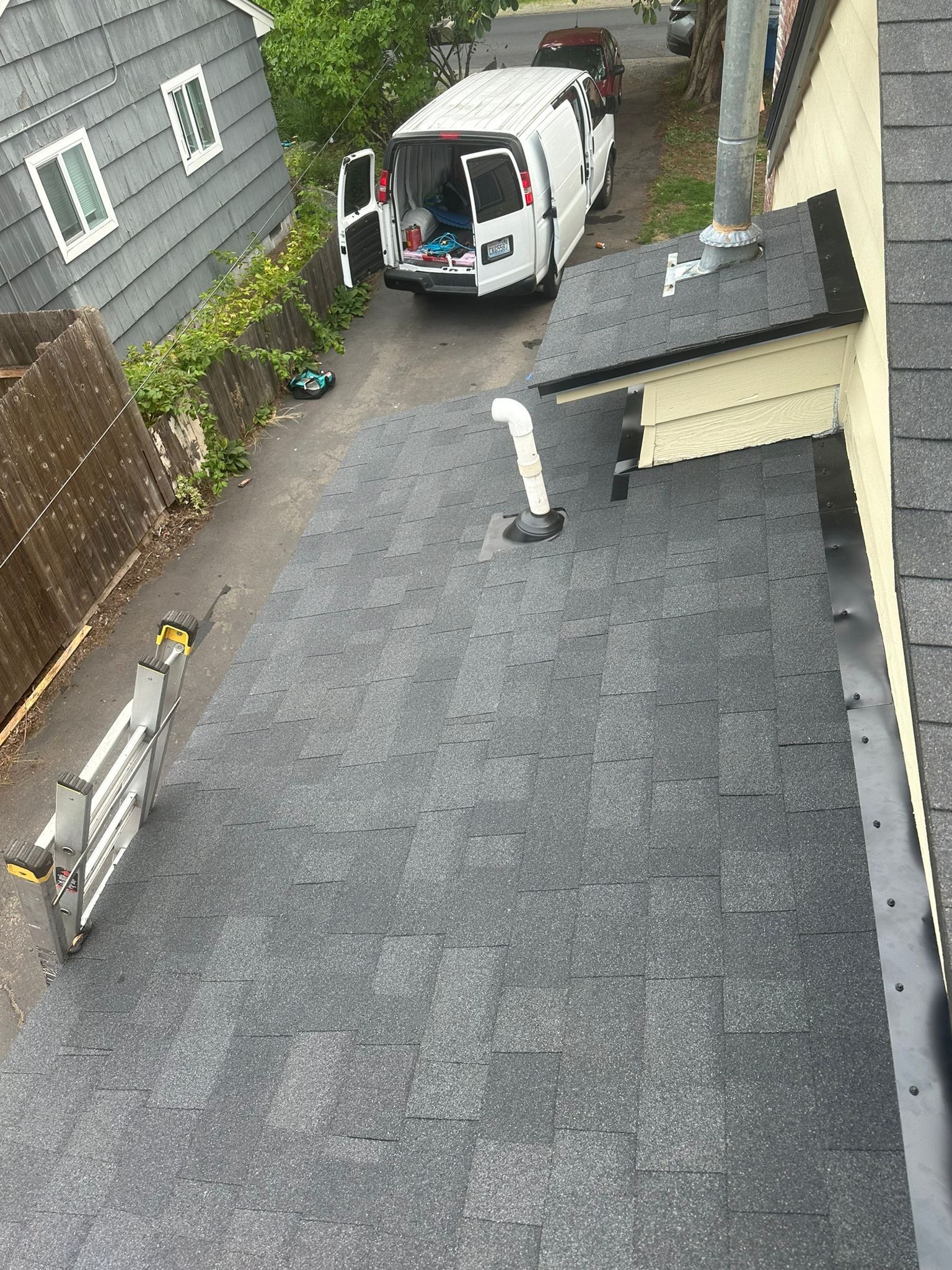 Residential Roofing Installation using GAF UHDZ Shingles by Roofing Formula LLC