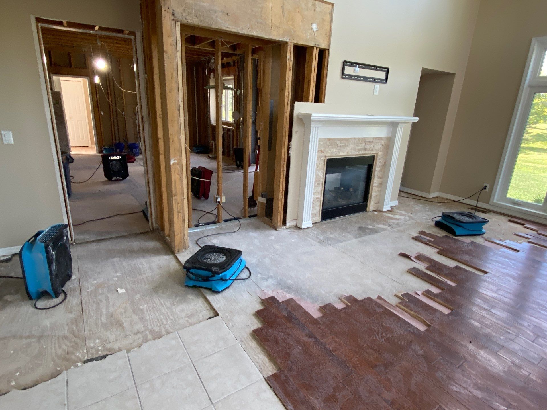 Project in Canton by EzDry Water Mitigation & Property Restoration