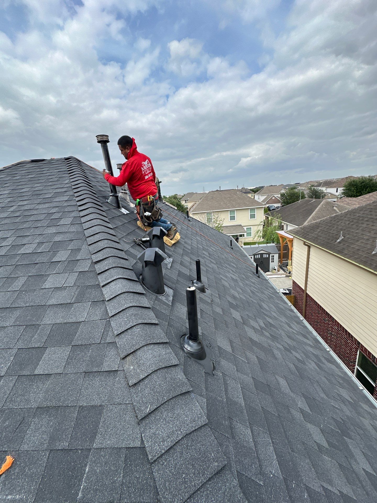 Project in Katy by Motion Roofing