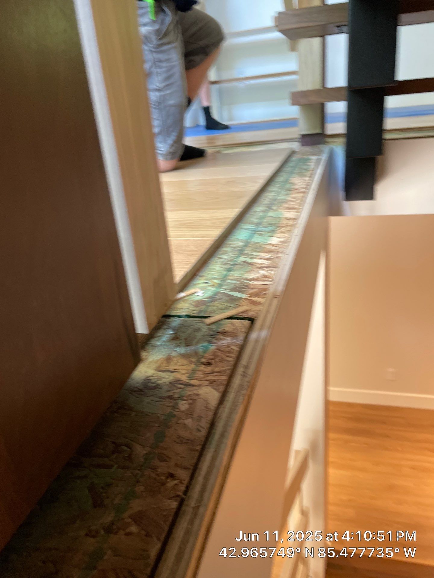 Engineered European White Oak with Matching Custom Stair Nose by RTBaldwin Hardwood Floors