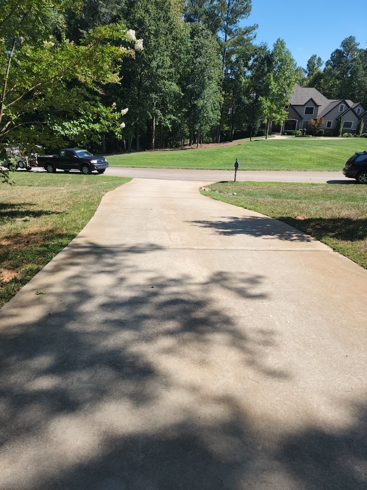 concrete Clean using cleaner by G&H Home Tech Pros LLC
