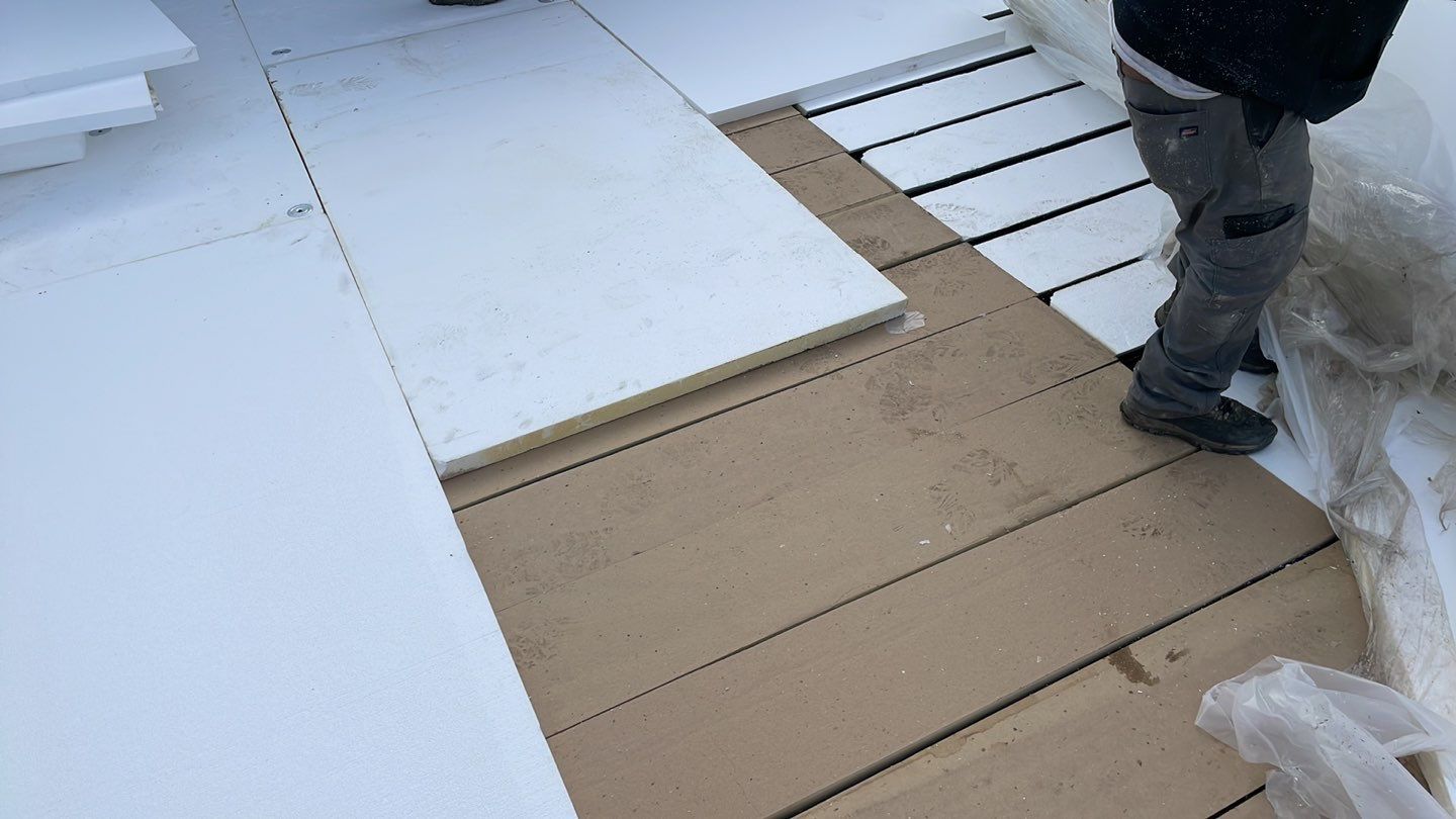 Commercial Roofing Installation using GAF 60Mil TPO  by Orezona Building & Roofing Company, Inc.