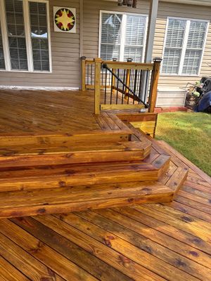 Wood Deck using Wood Sealant
