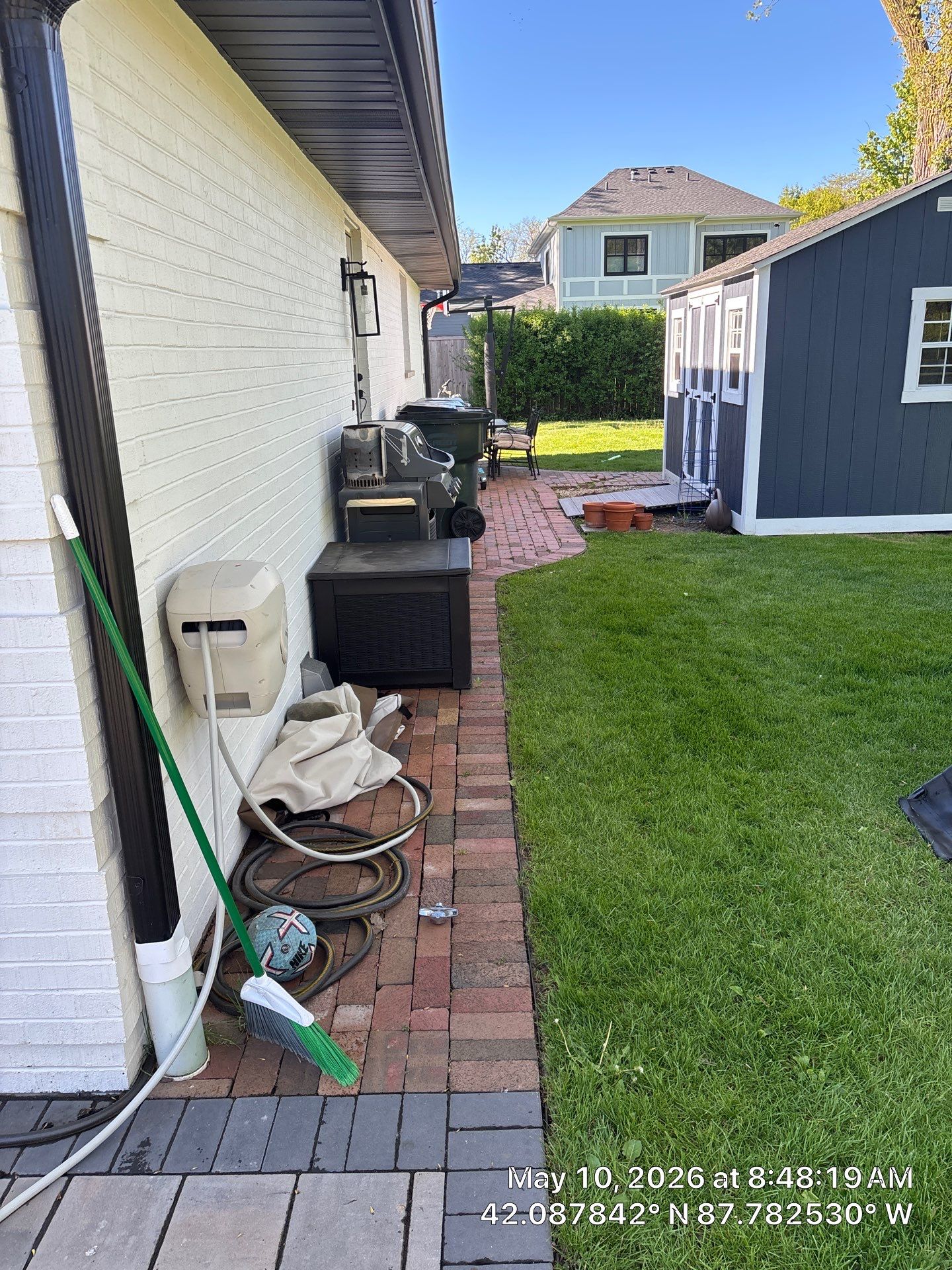 Brick paver repair, cleaning and sealing by Northern Power Washing LLC.