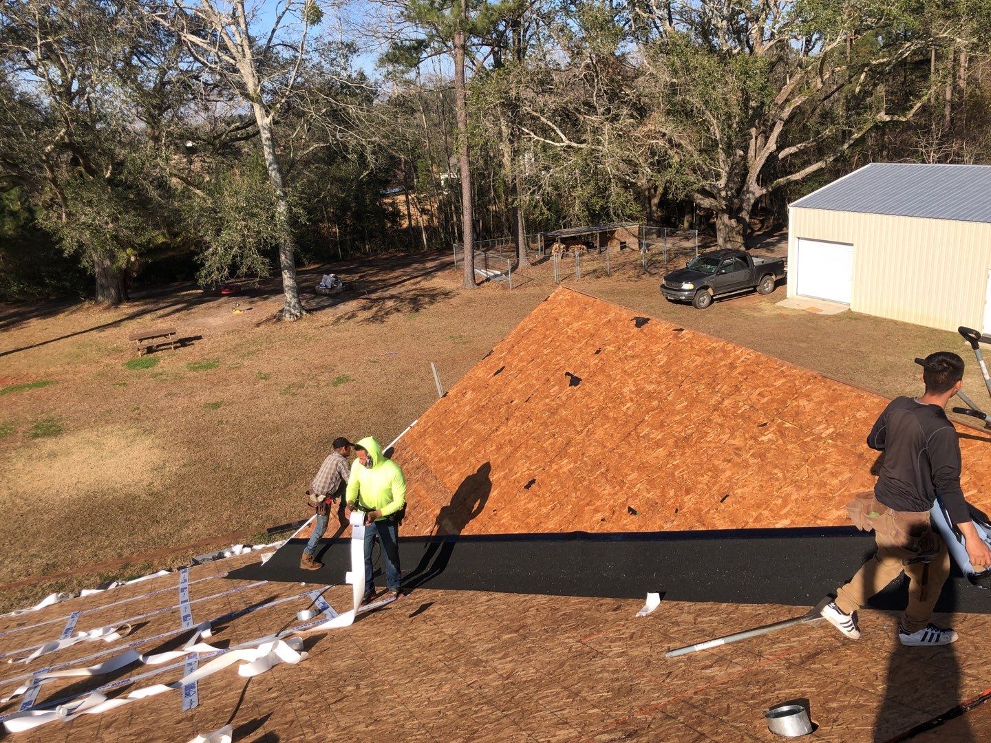 Residential Roofing Installation using Roof Replacement by American Roofing & Construction LLC