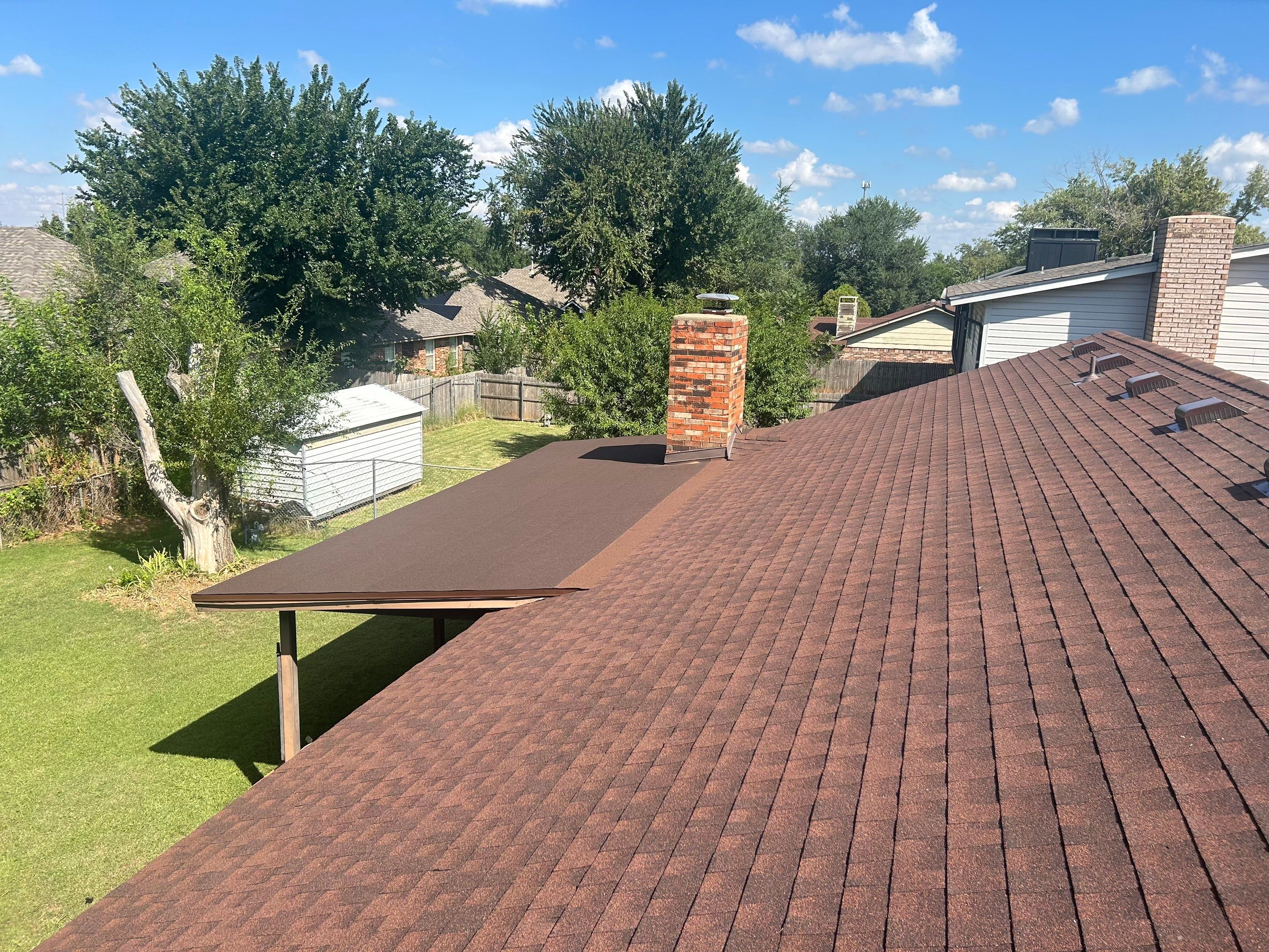 Roof Replacement and Gutter Installation in Oklahoma City, OK by McCann's Roofing and Construction