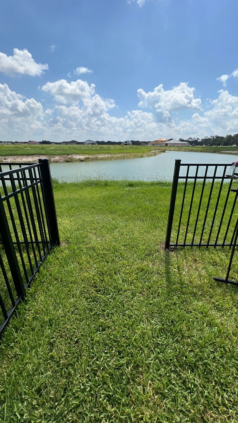 Parrish, FL  Black 3 Rail Aluminum Fence Installation by Asap fence and gates, LLC