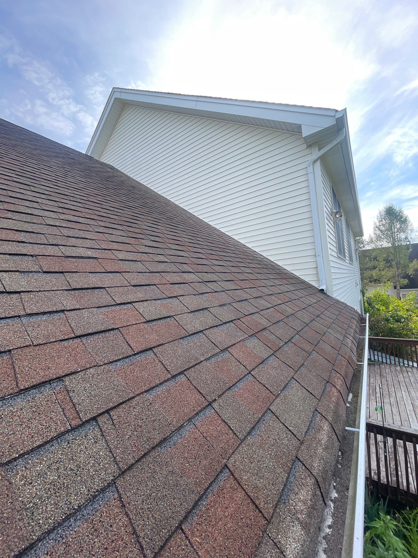 Residential Roofing Installation using Owens Corning Duration Driftwood by A Plus Exterior