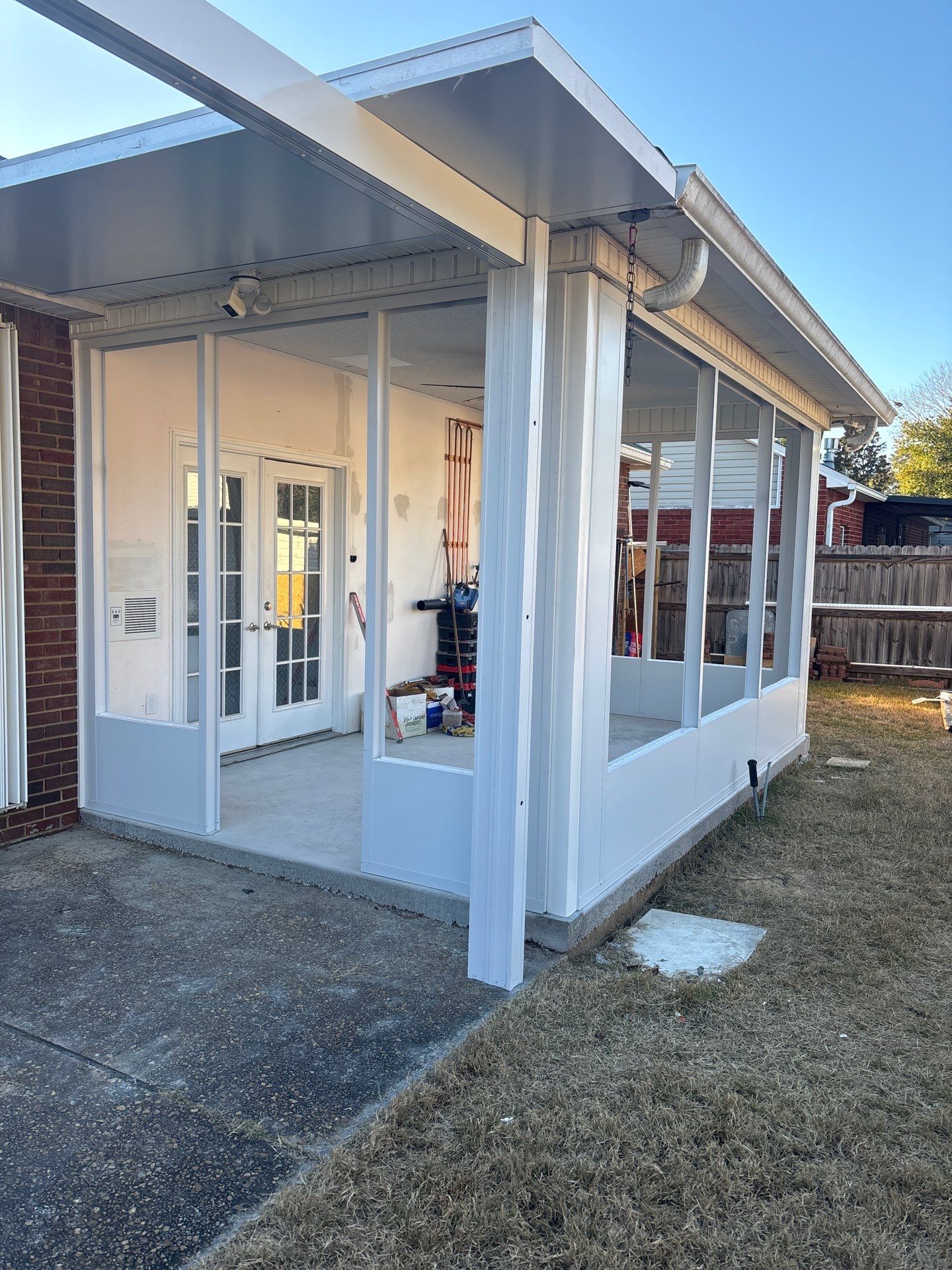 Very Nice Screenroom and Patio Cover in Niceville by Titan Sunrooms