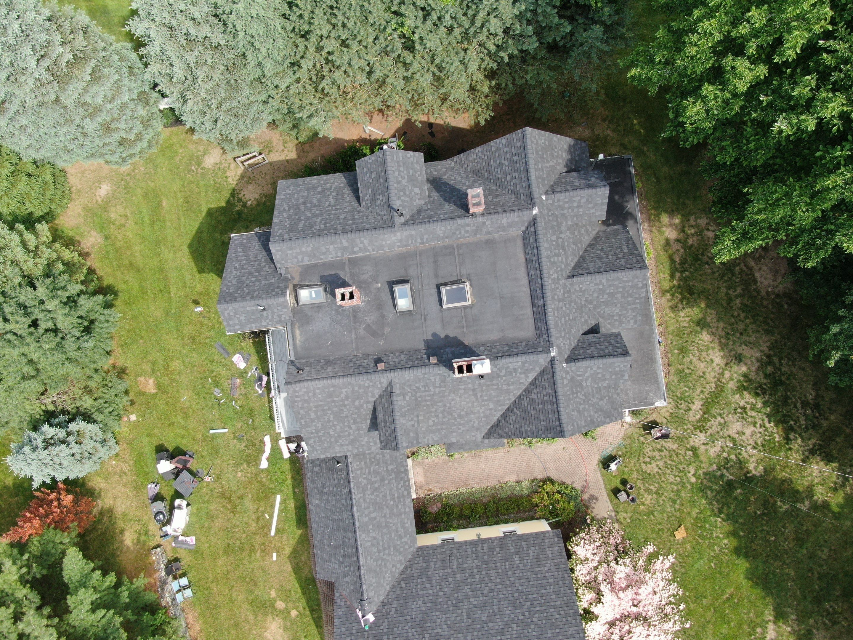 Full Roof Replacement & EPDM Restoration – North Andover, MA by Mighty Dog Roofing of Greater Middlesex County