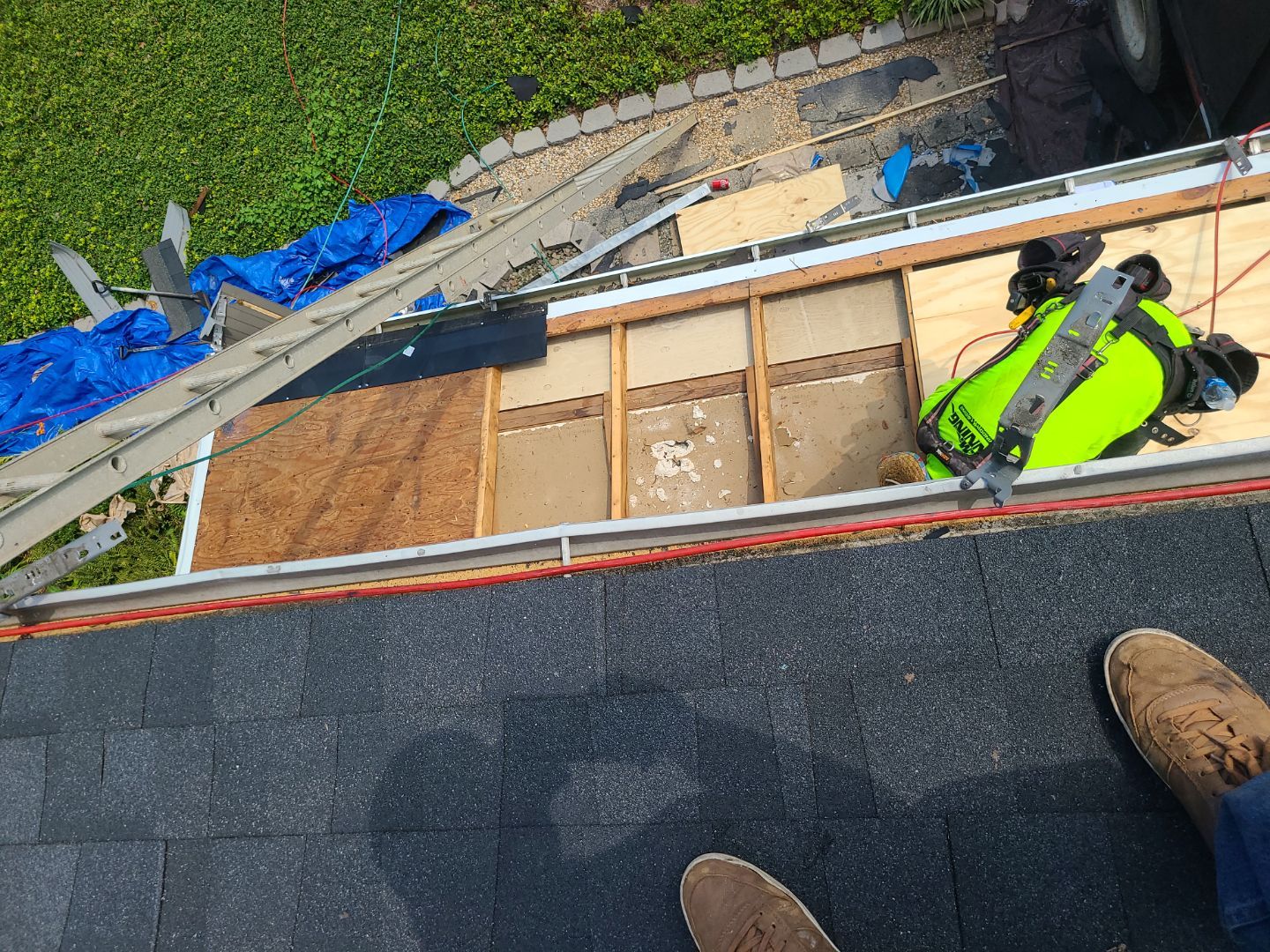 Burke: Residential Roof Installation with CertainTeed Landmark Pro Designer Shingles in Max Def Charcoal Black by RM Banning, Inc.