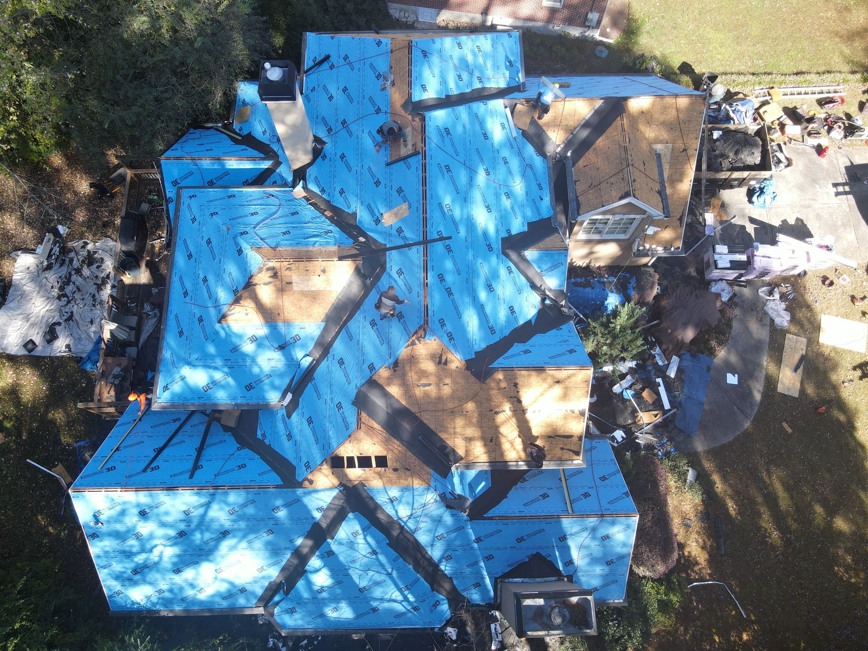 Residential Roofing Installation using Owens Corning by Inspector Roofing and Restoration