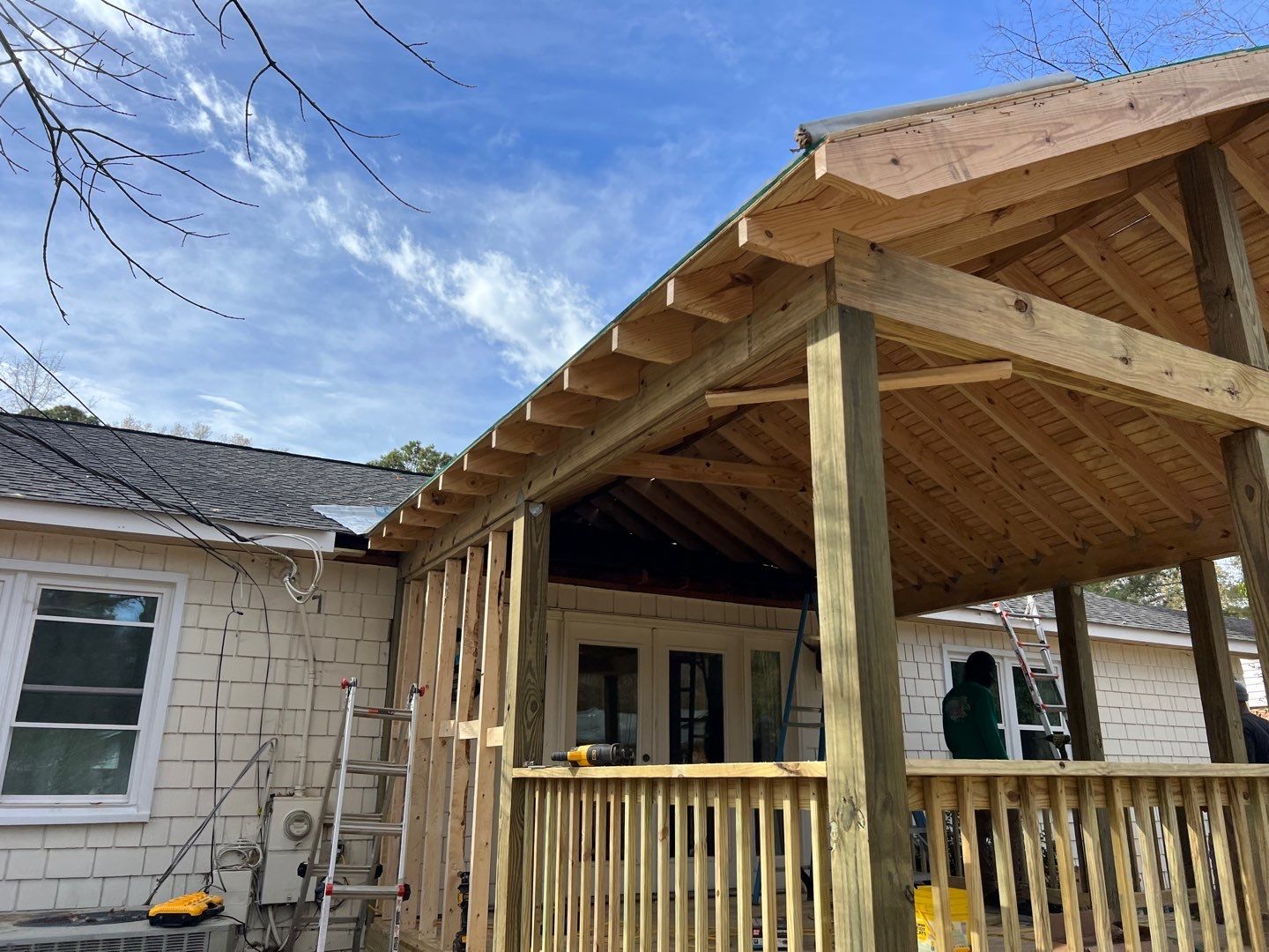 Crestline - Porch by Pillar and Pine