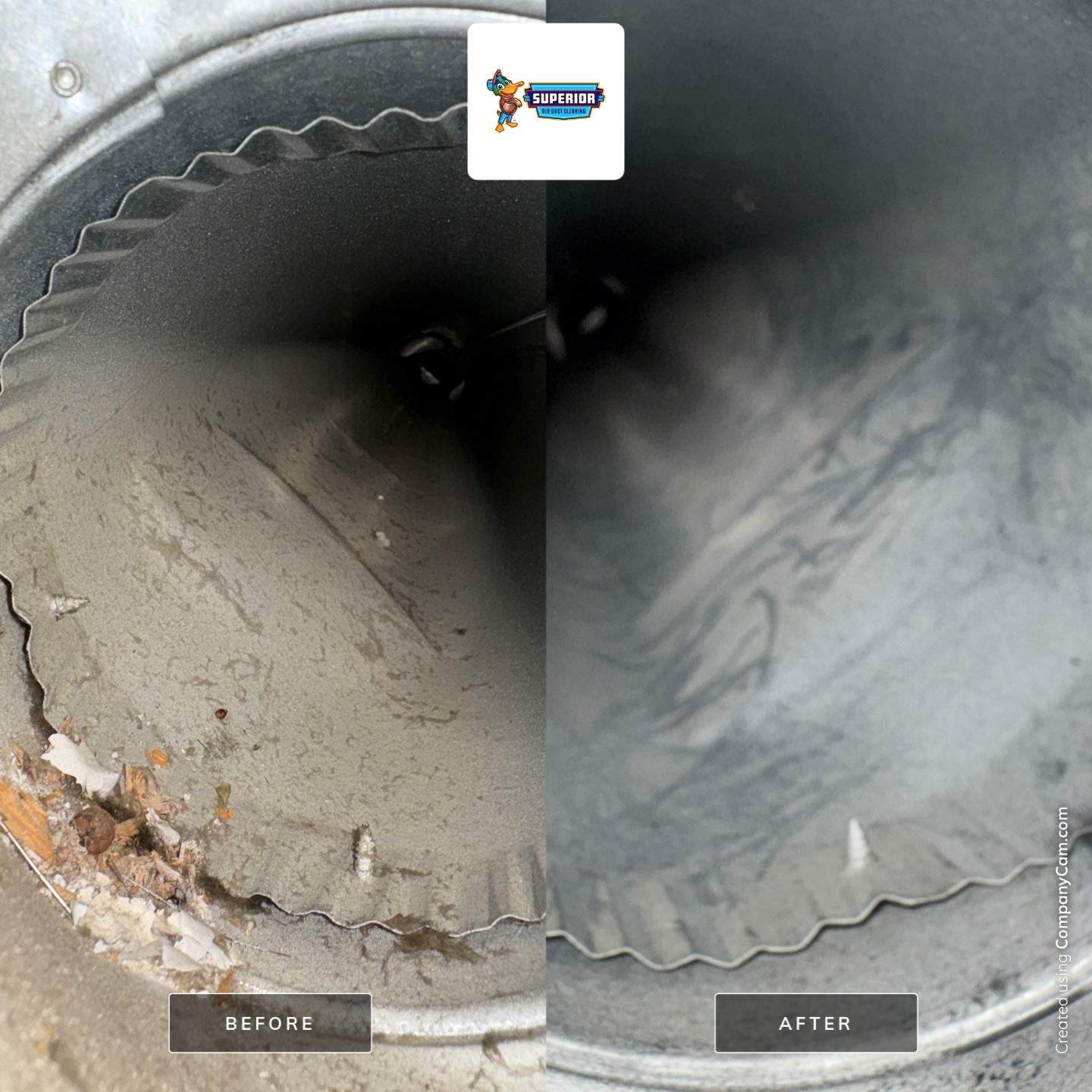 Air Duct Cleaning With a Vacuum Truck in New Castle, PA by Superior Air Duct Cleaning