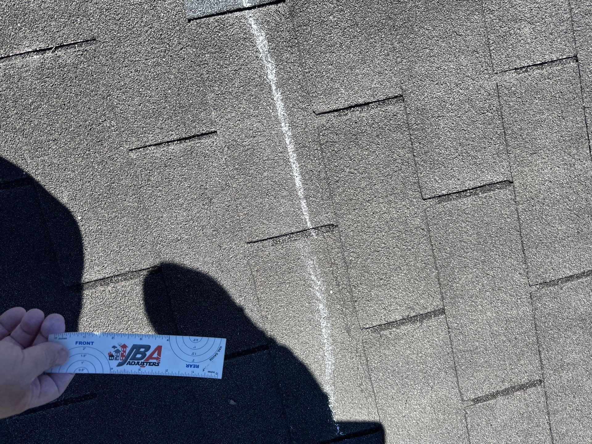 Roof replacement and interior repair by hail and wind damage by Just Brilliant Restoration JBR