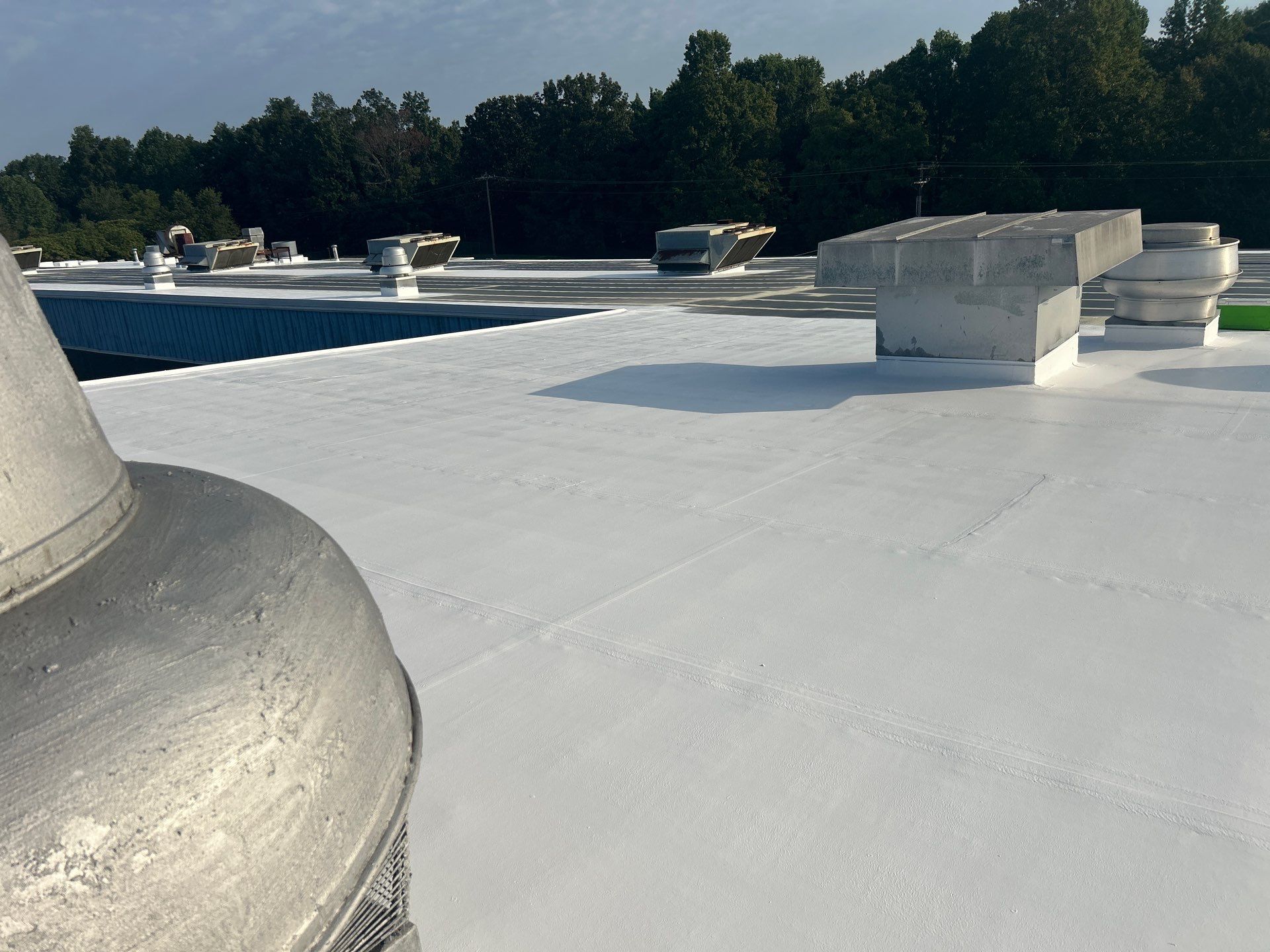 Commercial Roofing Installation using Coatings by Kentucky Commercial Roofing