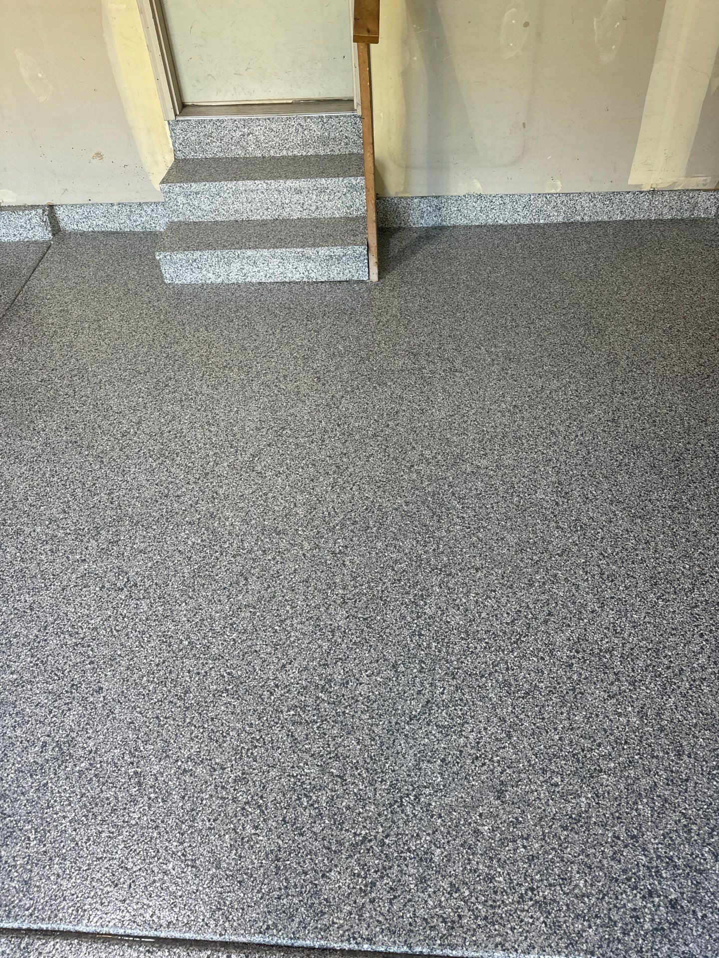 Gravel Flake Garage Floor  by Level 10 Coatings