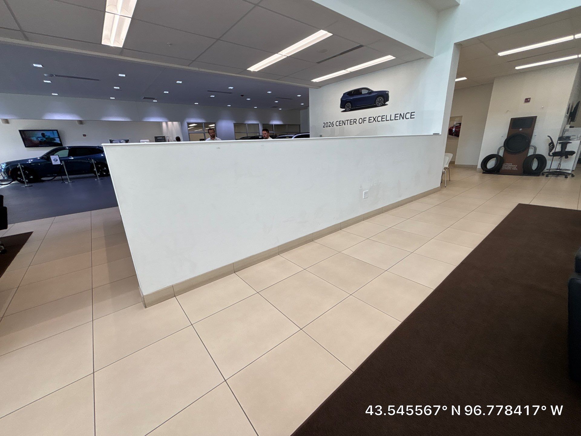 Interior Painting and Drywall Patching for Sioux Falls Commercial Showroom by Select Painting, Coatings & Garage Cabinets