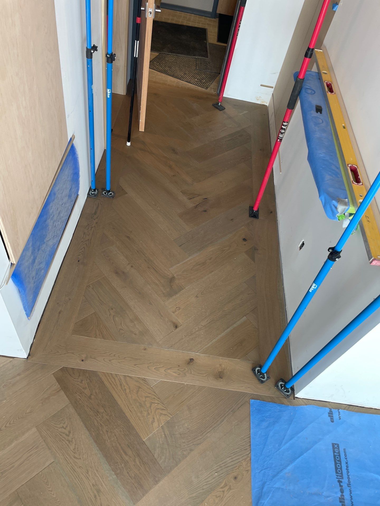 Herringbone Feature! by RTBaldwin Hardwood Floors