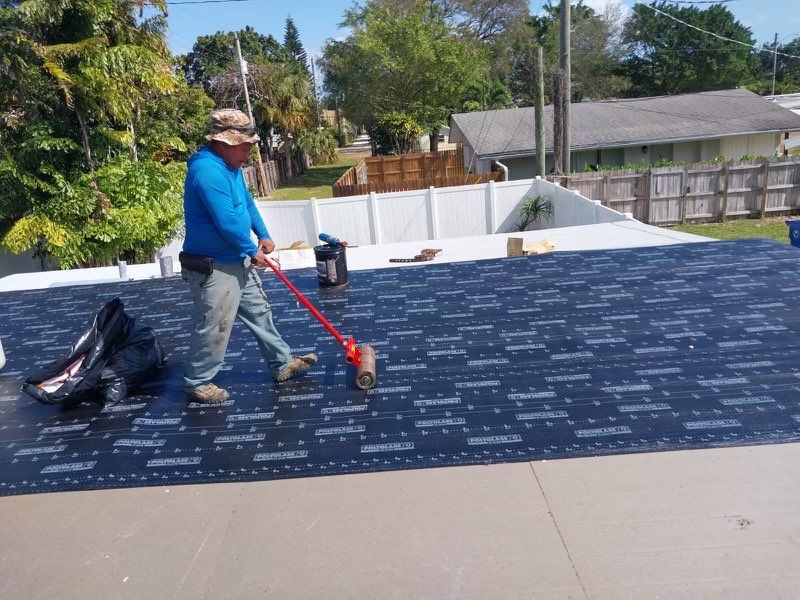 Residential Re-Roof using Polyglass Self-Adhered Flat Deck by First Due Roofing