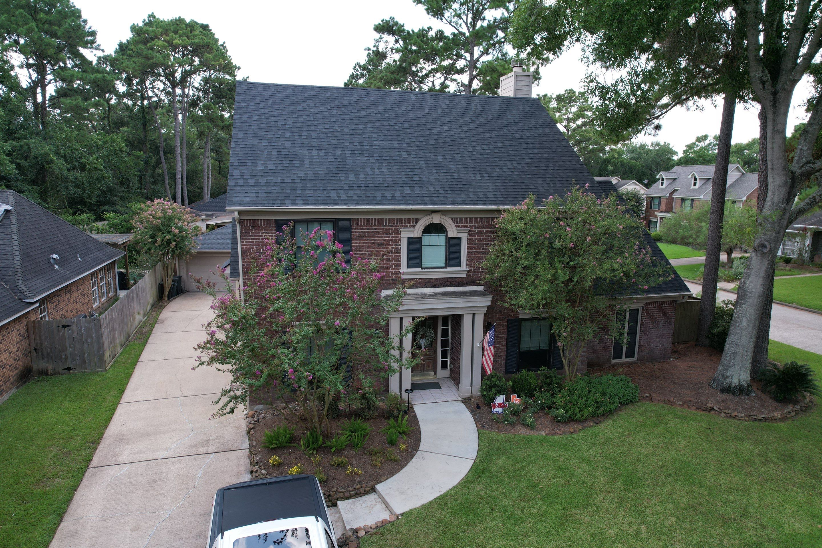 IKO Dynasty Granite Black by STX Roofing