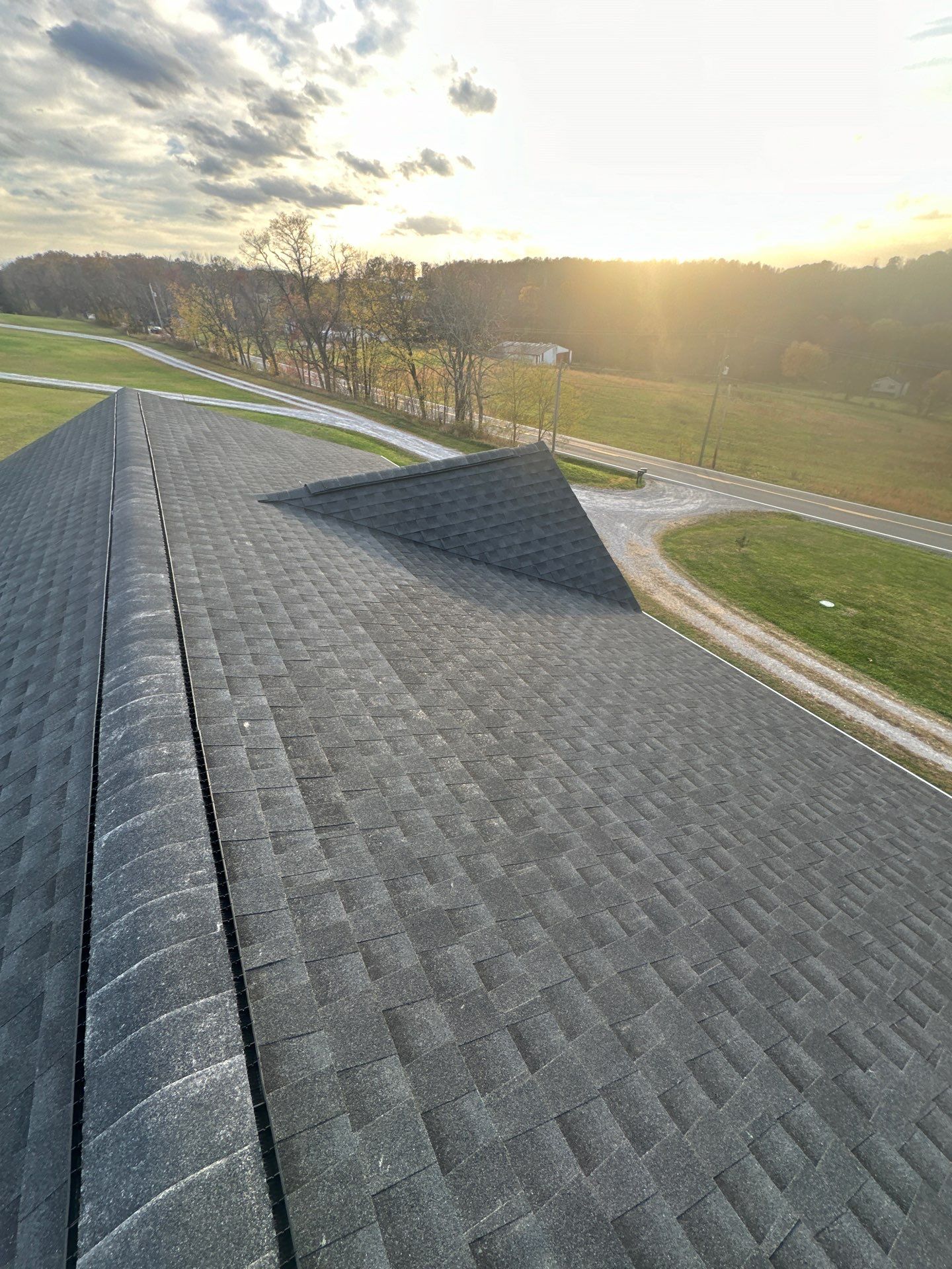 Residential Roofing Installation using GAF Timberline HDZ Charcoal by Rainstoppers Roofing