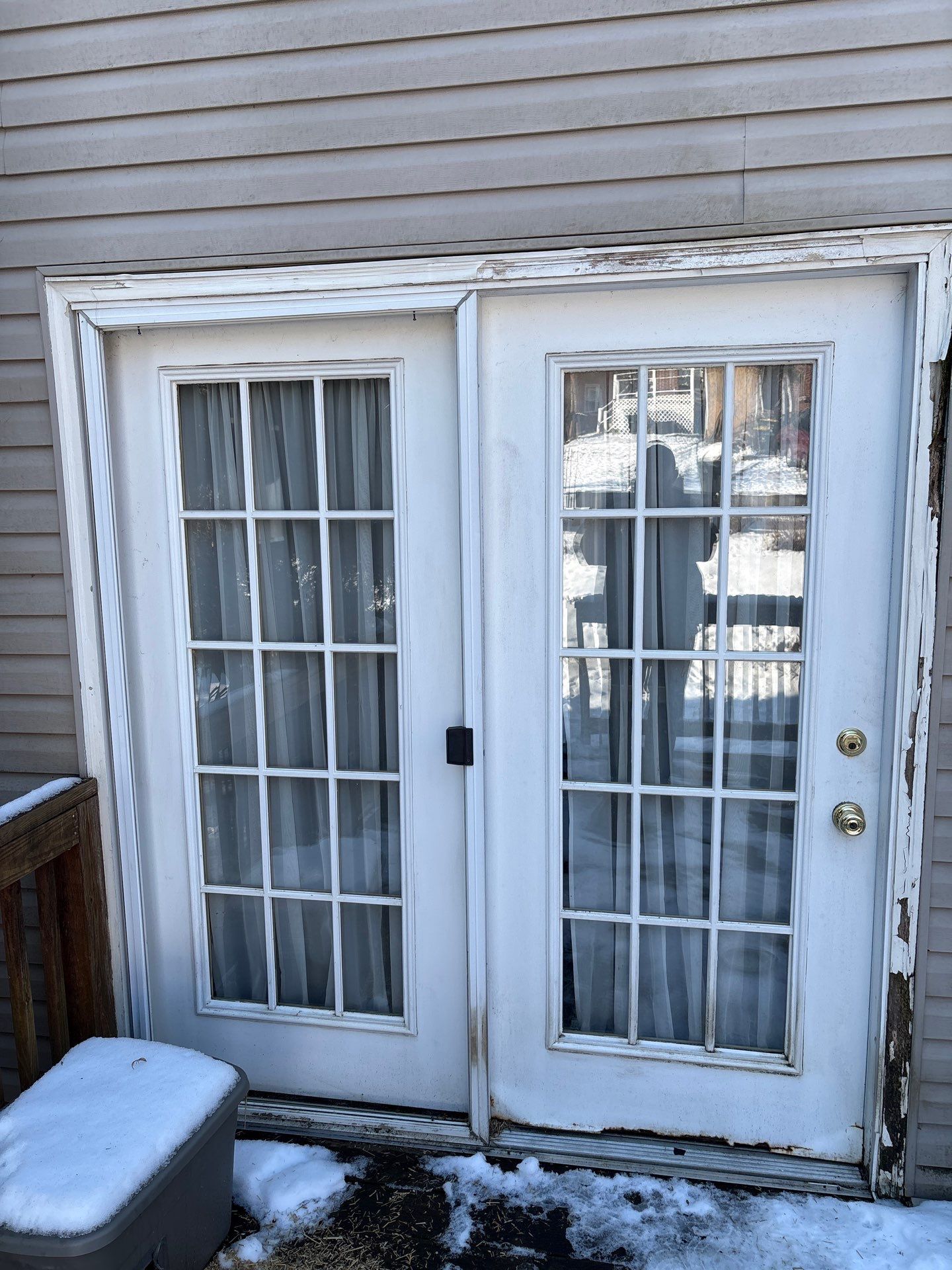 Door With Sidelite and Patio Door by Aspen Home Improvements