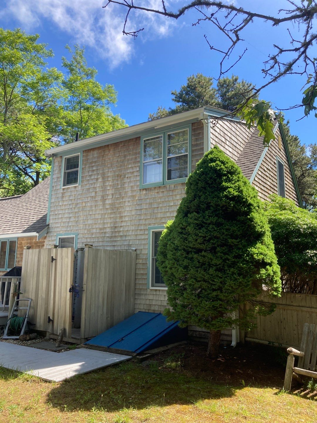Gutter Installation using 5" Duo Pro K-Style Aluminum Gutter in Eastham, MA by Gutter Pro Enterprises